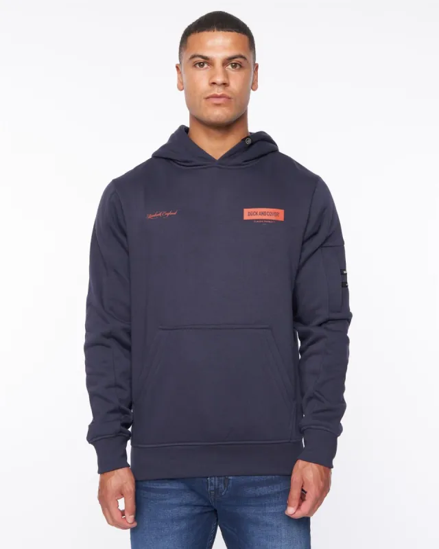 Mens Marsak Hoodie Navy sold by Brand Corner