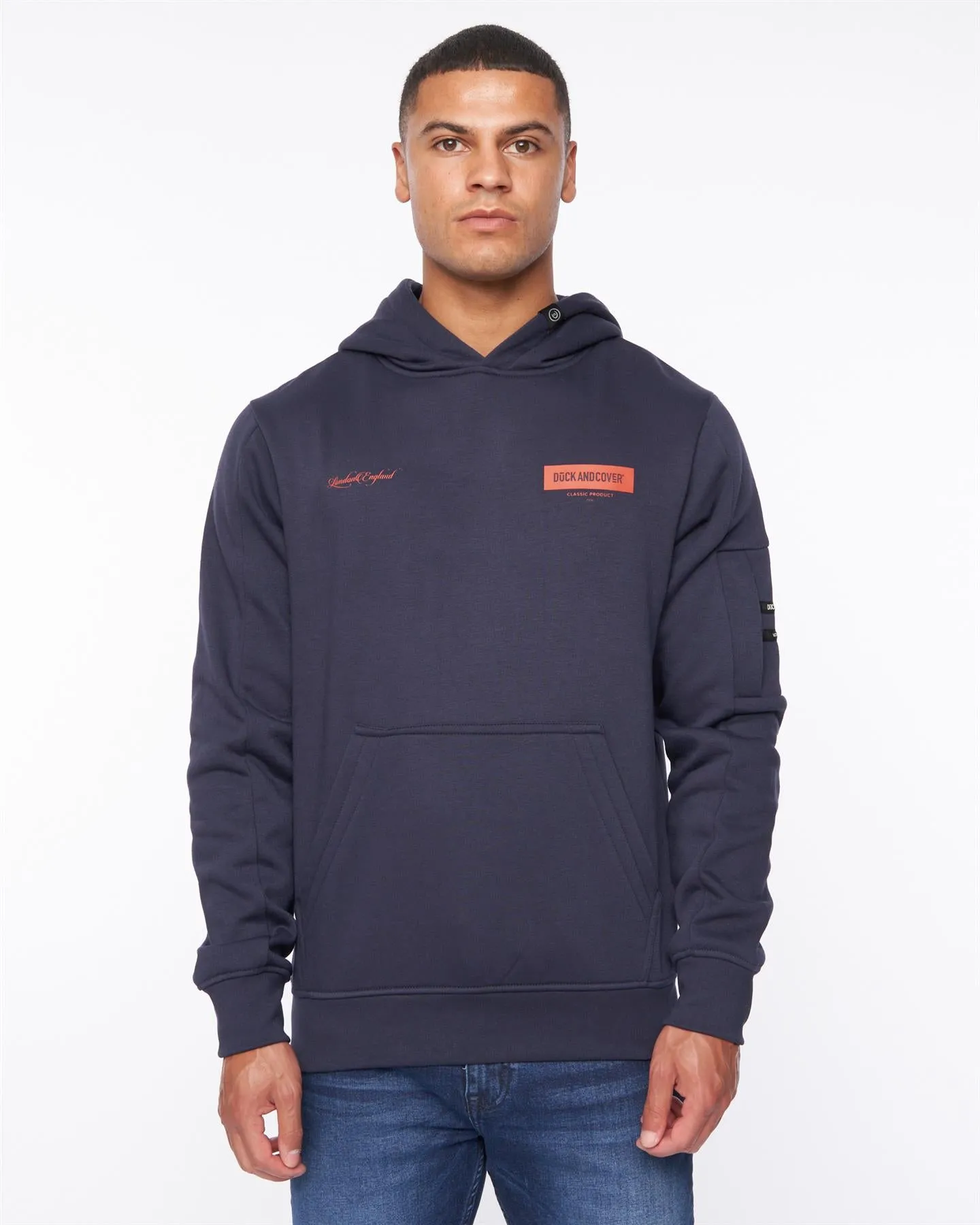 Mens Marsak Hoodie Navy sold by Brand Corner