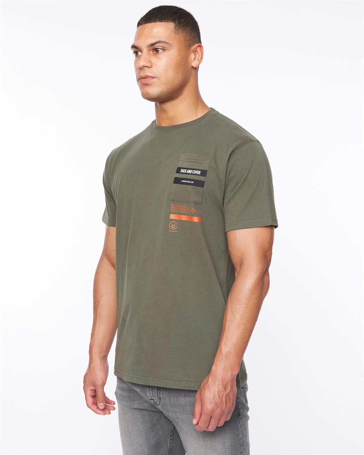 Mens Heningys T-Shirt Dark Olive sold by Brand Corner product image thumbnail 2