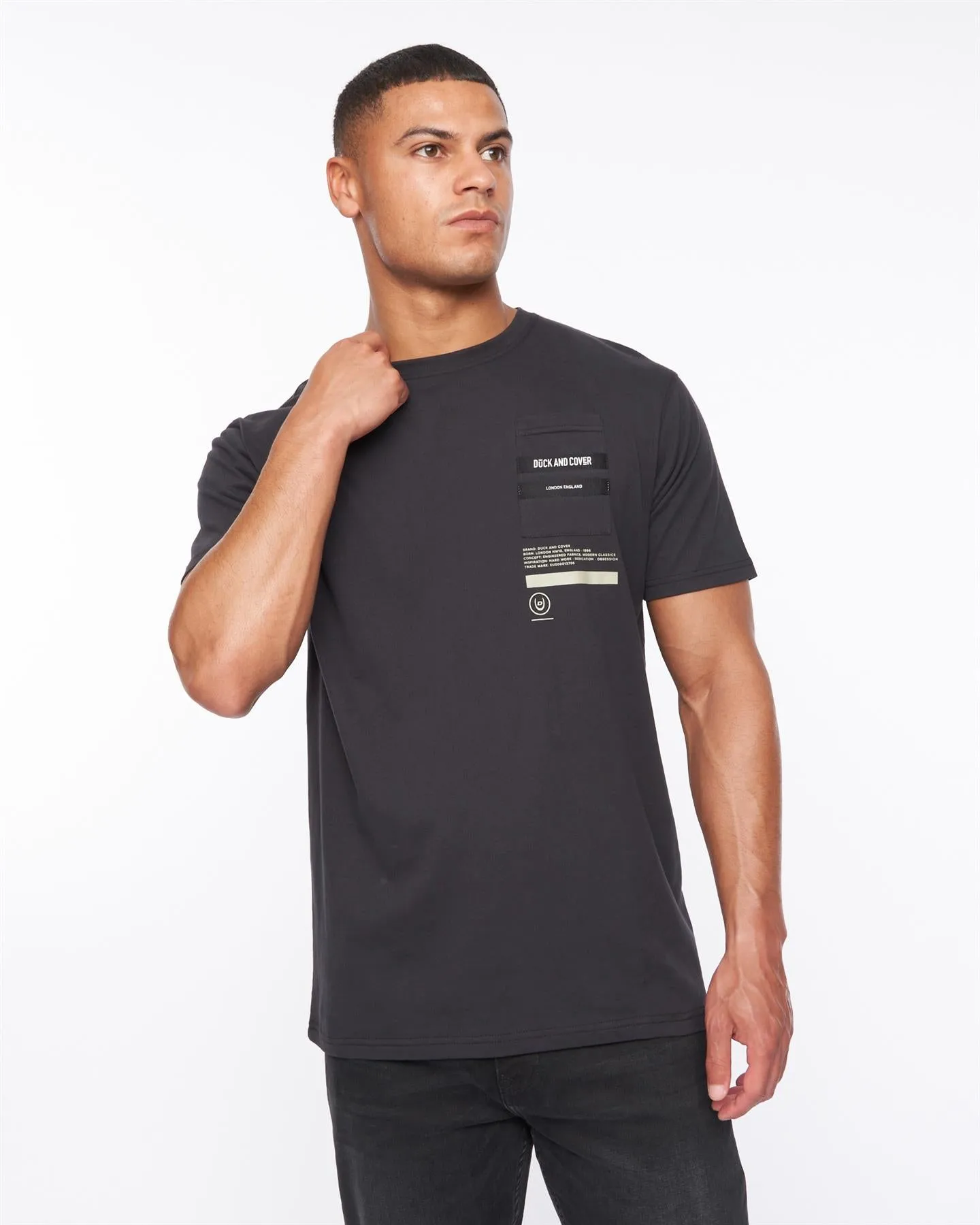 Mens Heningys T-Shirt Black sold by Brand Corner product image thumbnail 3