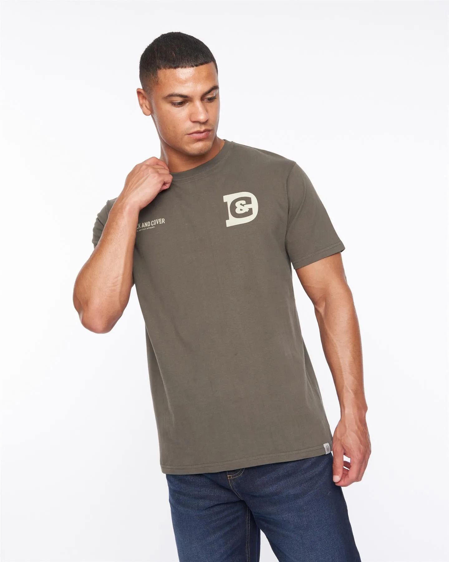 Mens Gemtas T-Shirt Dark Olive sold by Brand Corner product image thumbnail 2