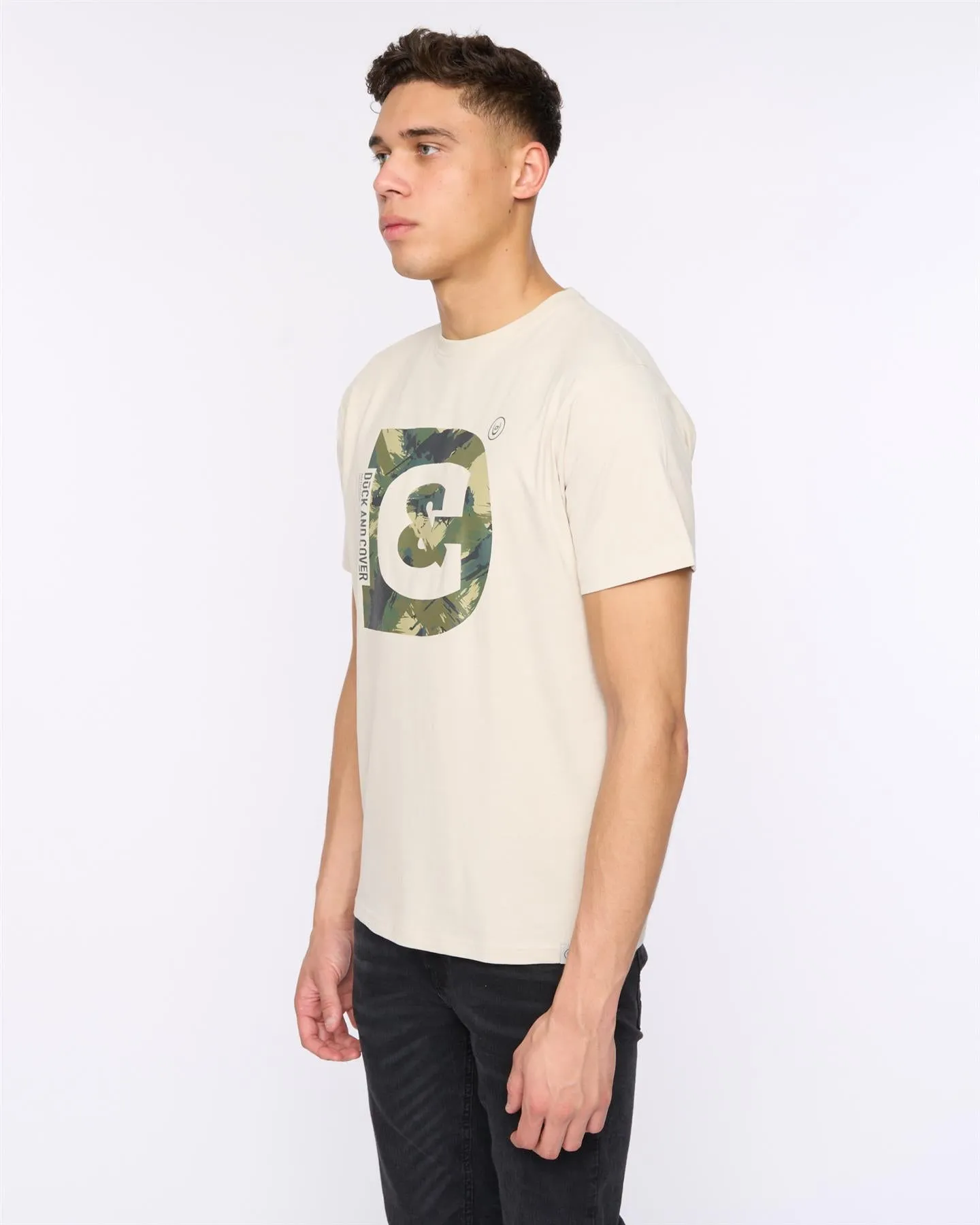 Mens Deecee T-Shirt Off White sold by Brand Corner product image thumbnail 2