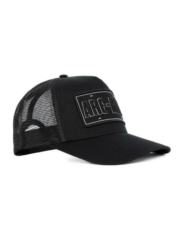 Mens Pitstop Trucker Cap Black sold by Brand Corner
