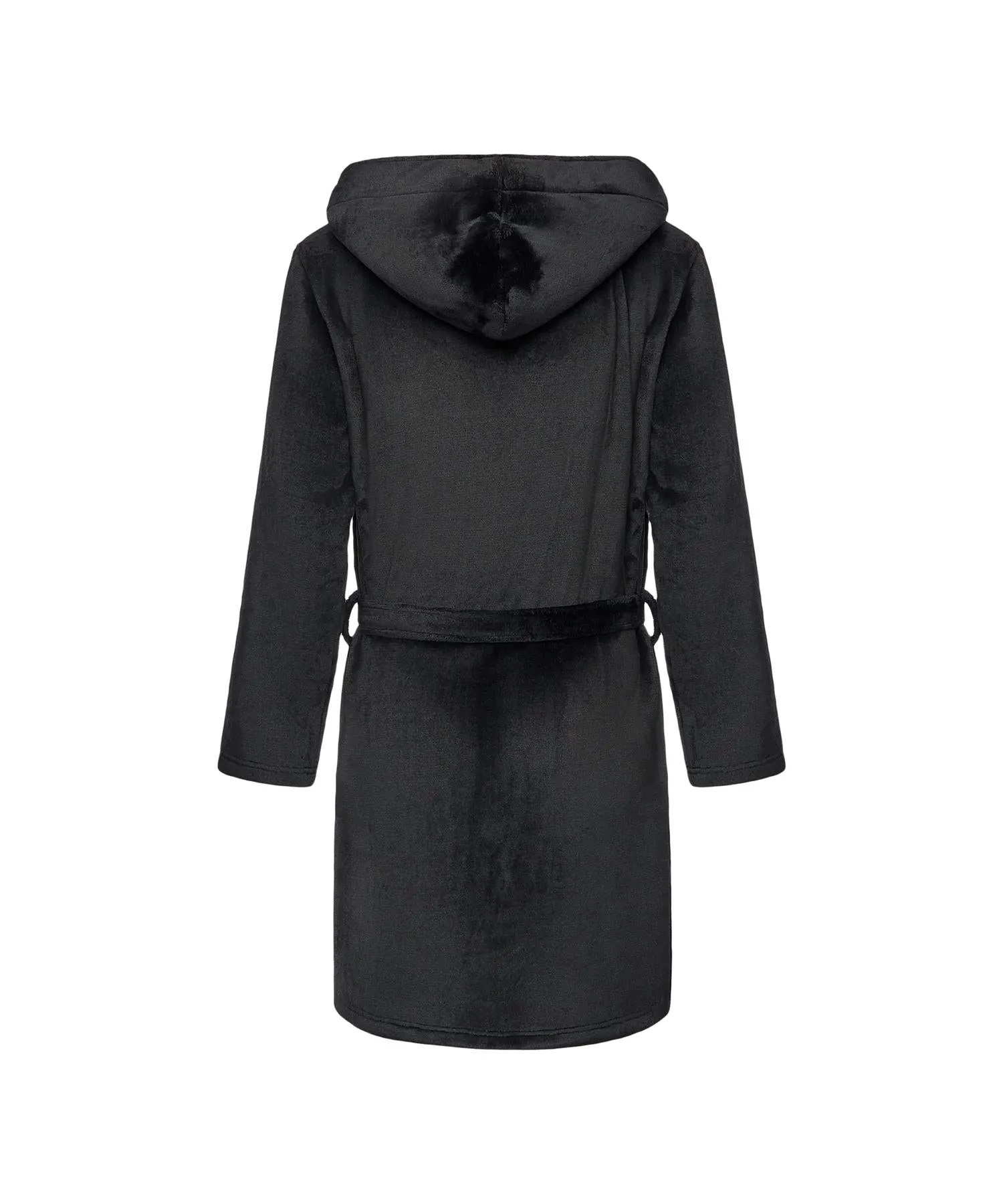 Mens Mantous Fleece Lined Robe Black sold by Brand Corner product image thumbnail 2