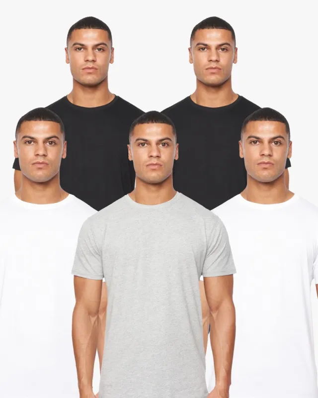 Mens Caplaz T-Shirt 5pk Assorted sold by Brand Corner