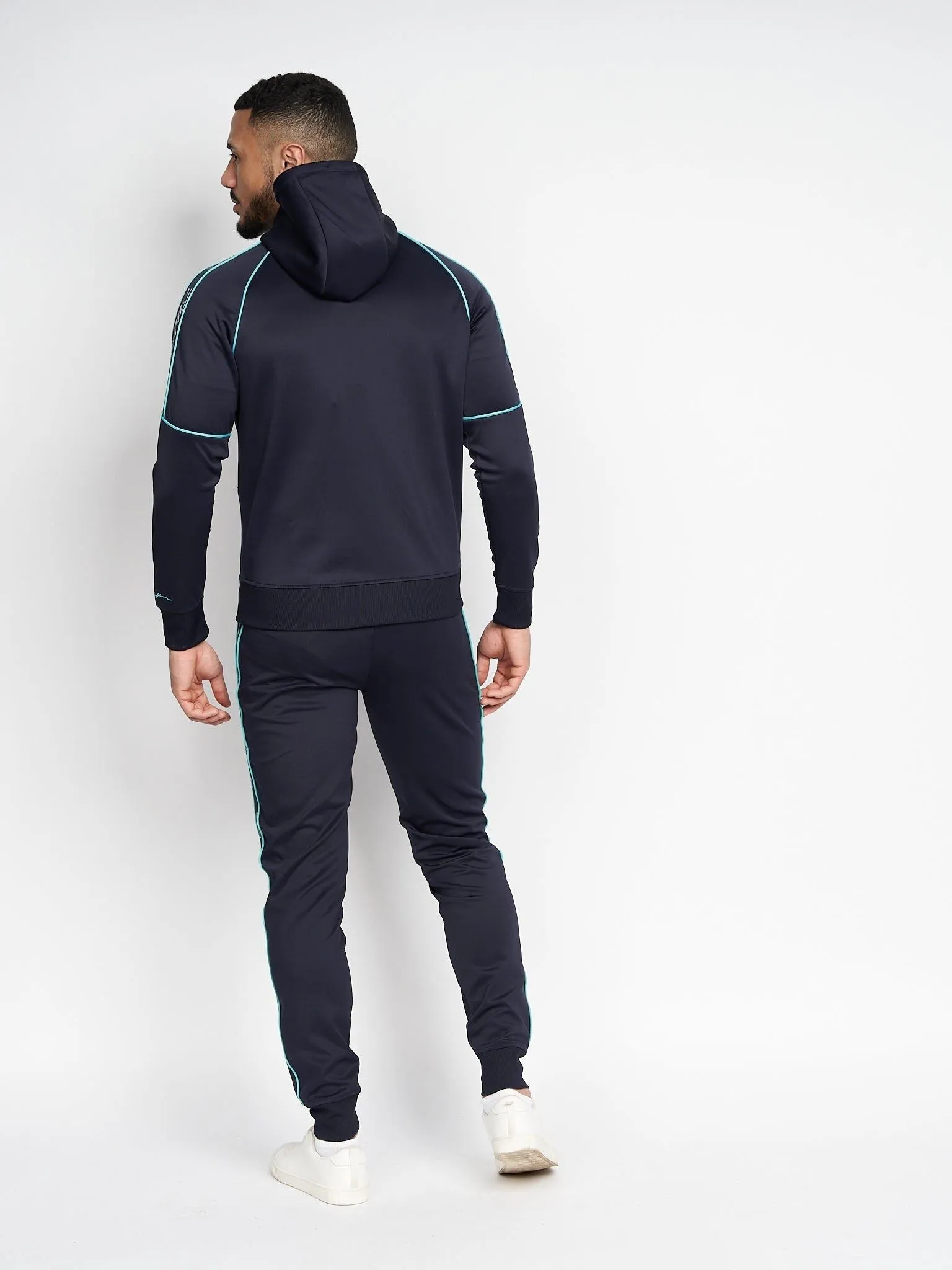 Mens Kraftworks Tracksuit Navy/Green sold by Brand Corner product image thumbnail 4