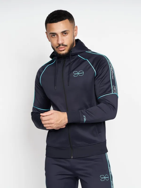 Mens Kraftworks Tracksuit Navy/Green sold by Brand Corner
