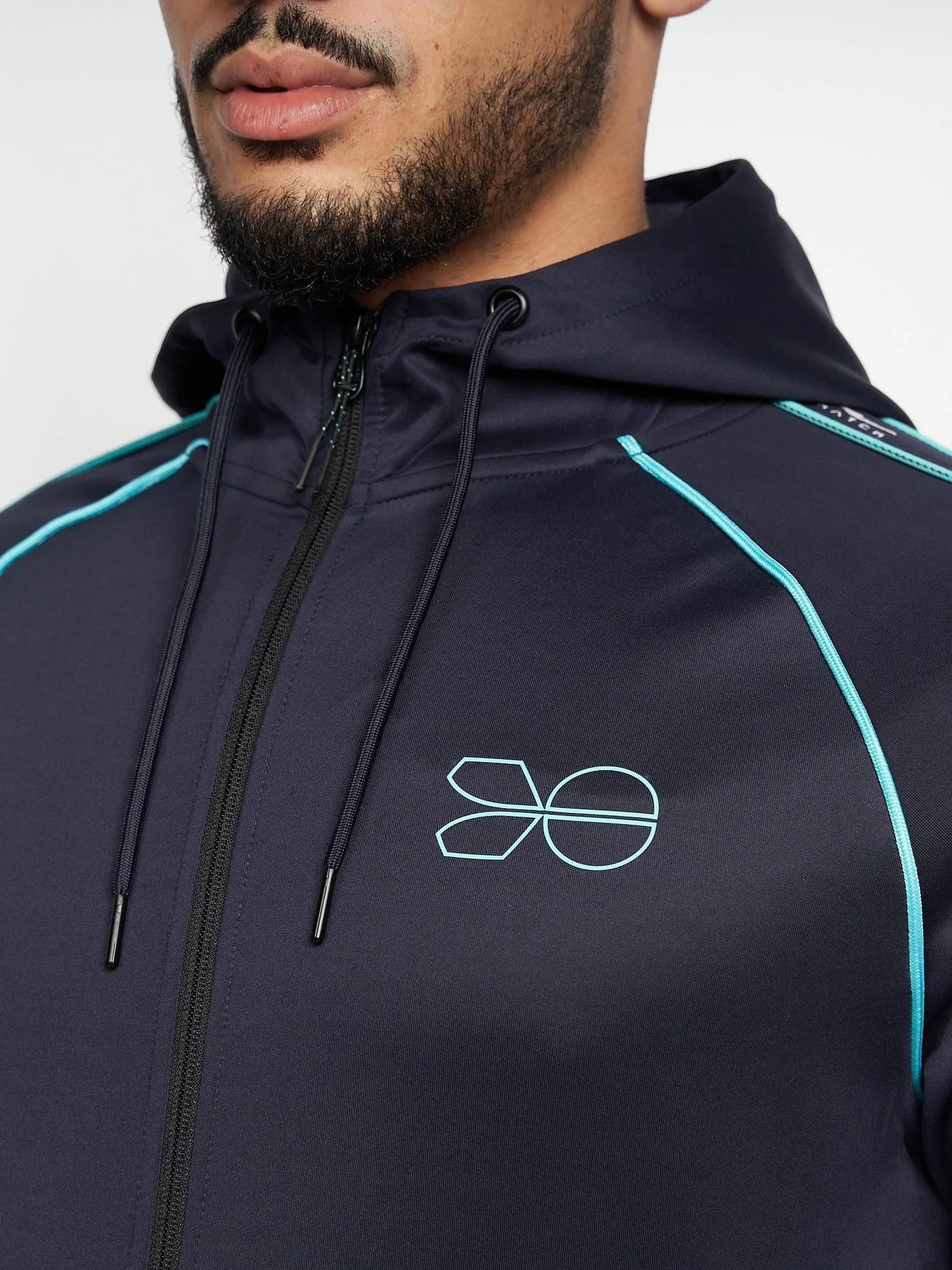 Mens Kraftworks Tracksuit Navy/Green sold by Brand Corner product image thumbnail 3