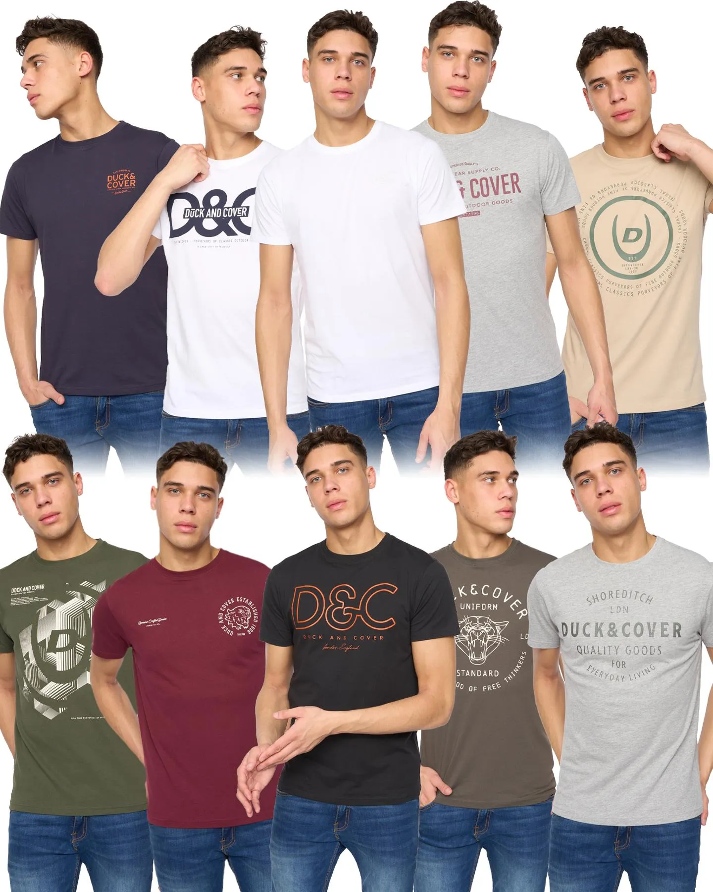 Mens Cheymore & Corsure T-Shirt 10pcs Assorted sold by Brand Corner