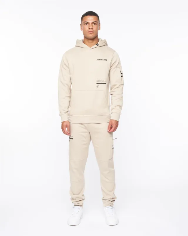 Mens Heningys  Hoodie & Joggers Set Greige sold by Brand Corner