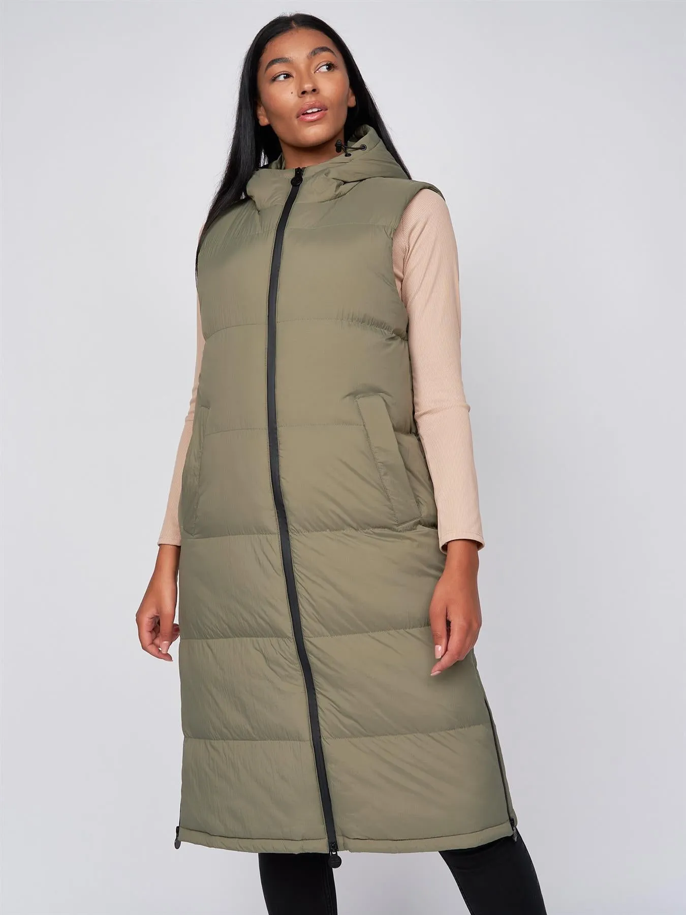 Womens Alaiya Gilet Olive sold by Brand Corner product image thumbnail 2