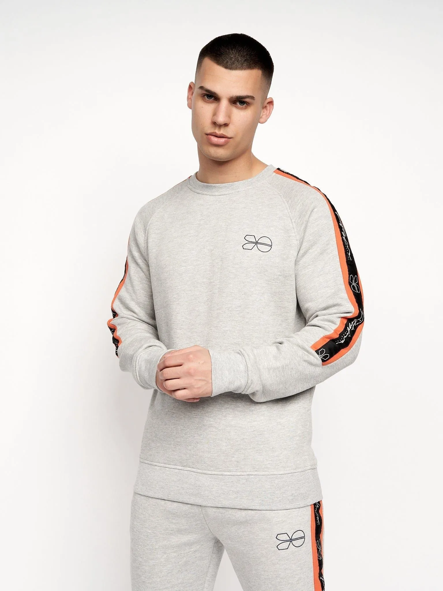 Mens Grassmeere Crew Sweat Grey Marl sold by Brand Corner product image thumbnail 5