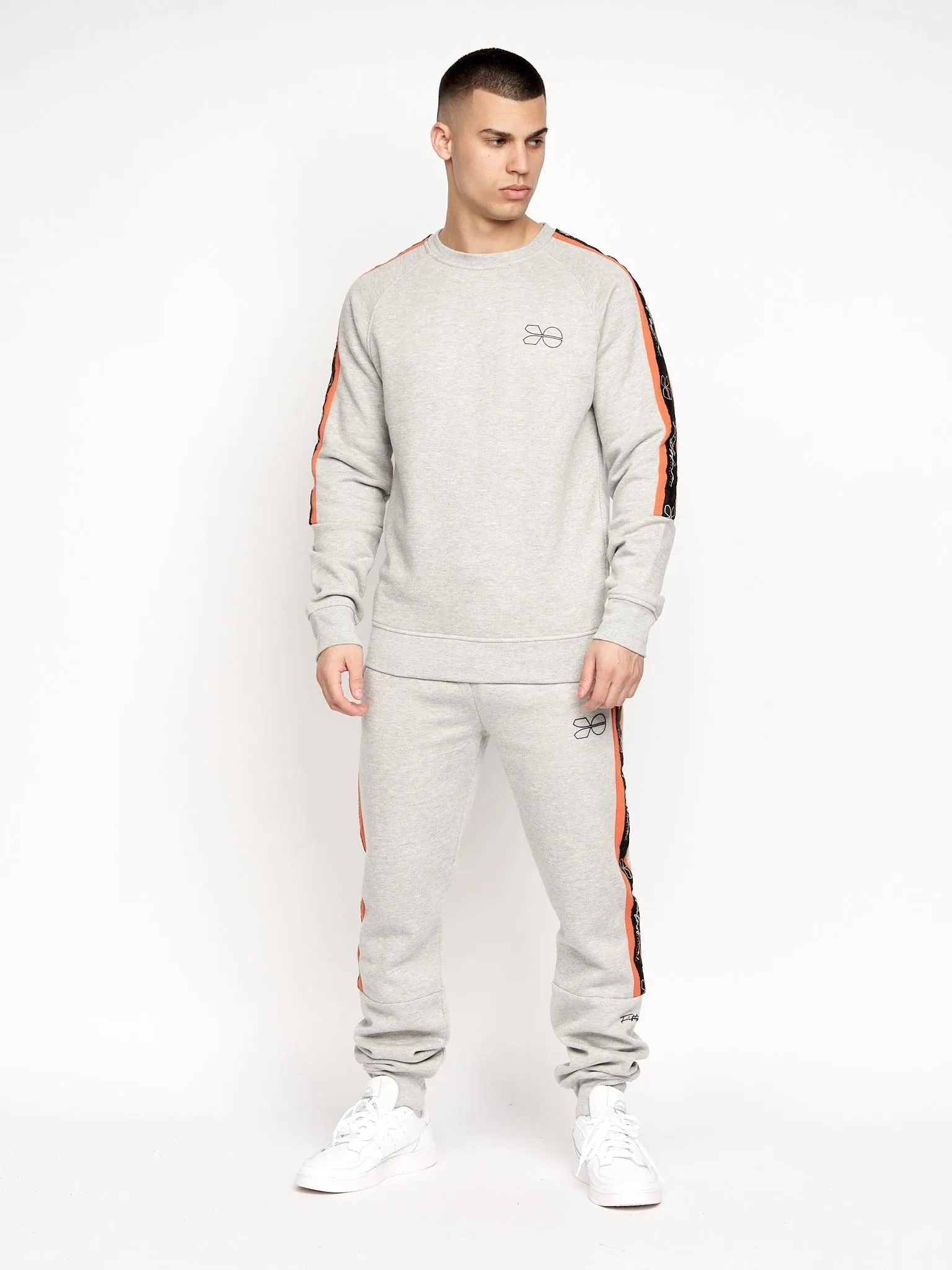 Mens Grassmeere Crew Sweat Grey Marl sold by Brand Corner product image thumbnail 2