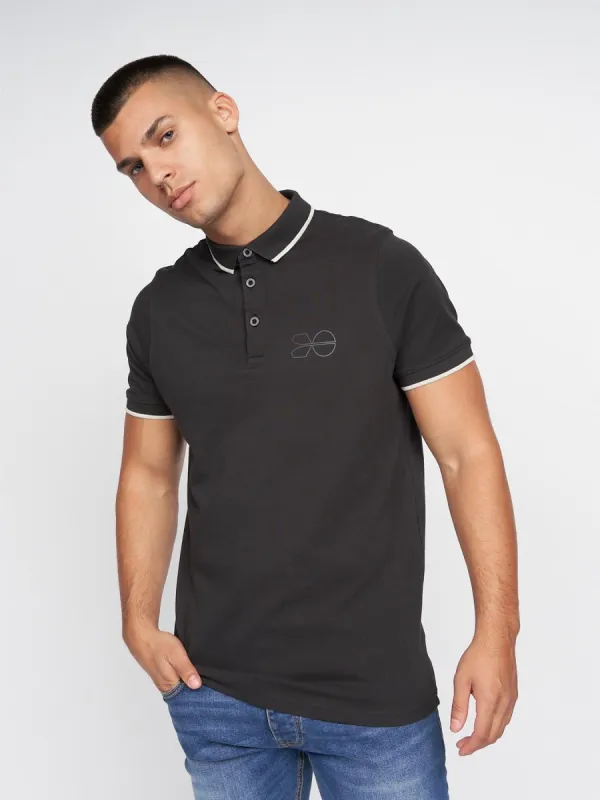 Mens Padro Polo Black sold by Brand Corner