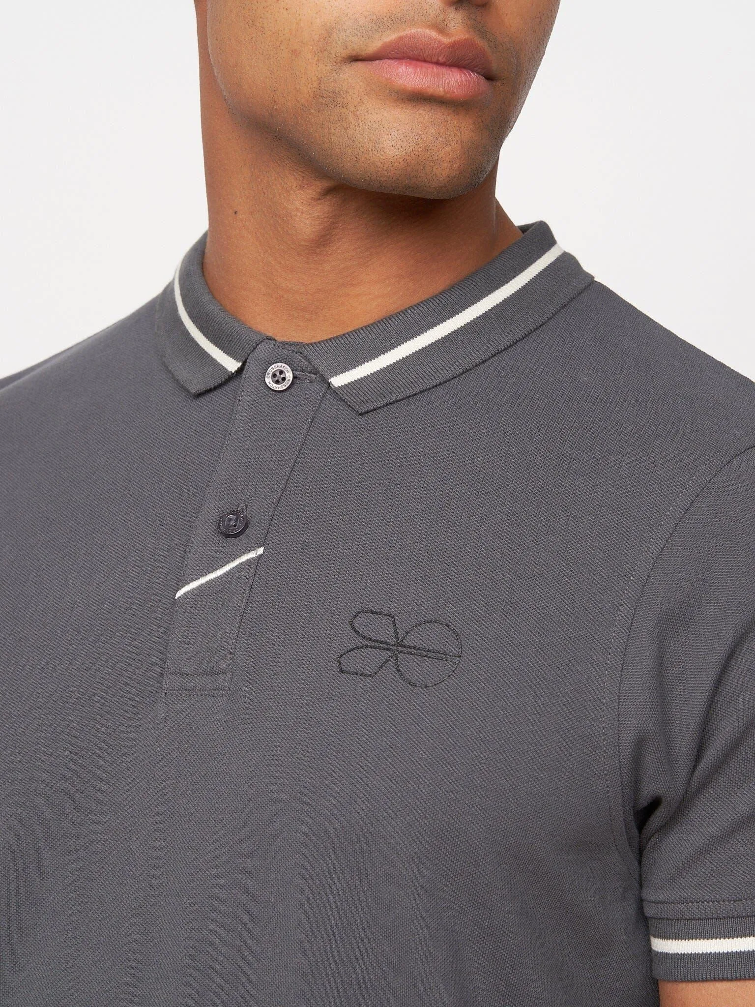 Mens Tata Polo Dark Grey sold by Brand Corner product image thumbnail 2