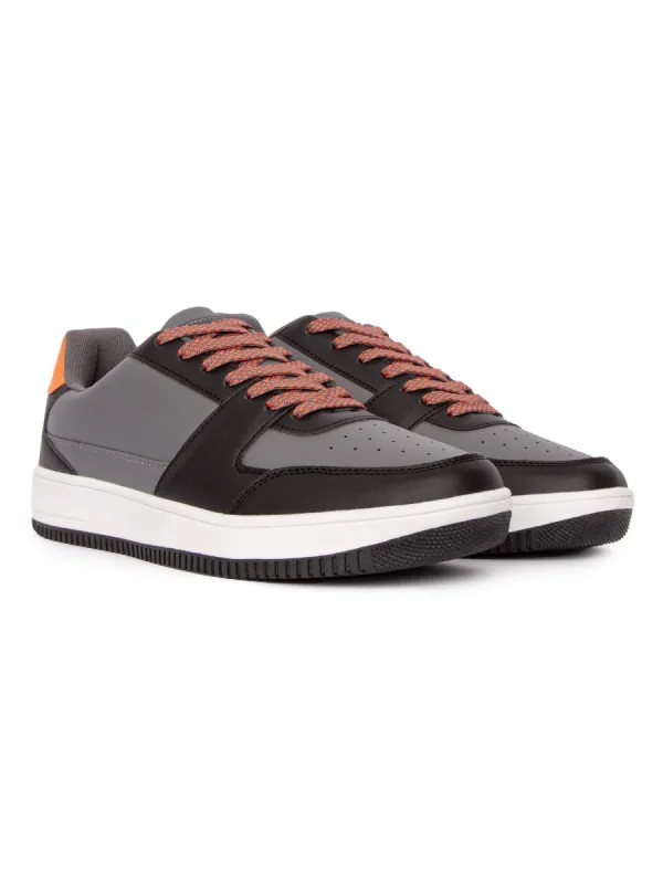 Mens Toribio Trainers Black/Grey sold by Brand Corner