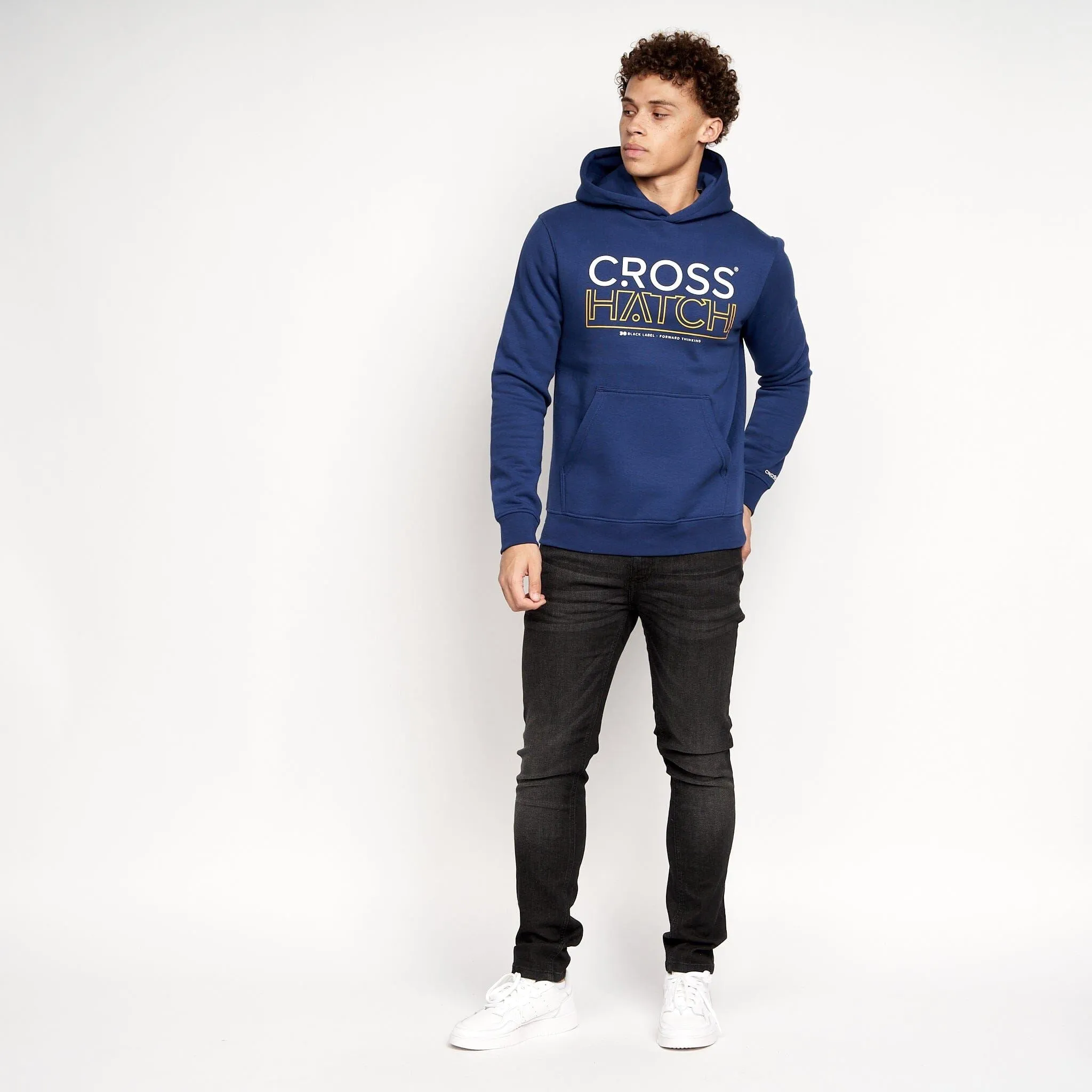 Mens Shardo Hoodie 2pk Navy/Grey Marl sold by Brand Corner product image thumbnail 3