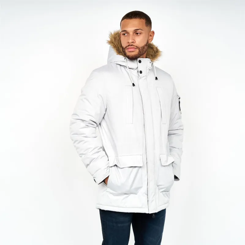 Mens Parkmoore Parka Putty sold by Brand Corner