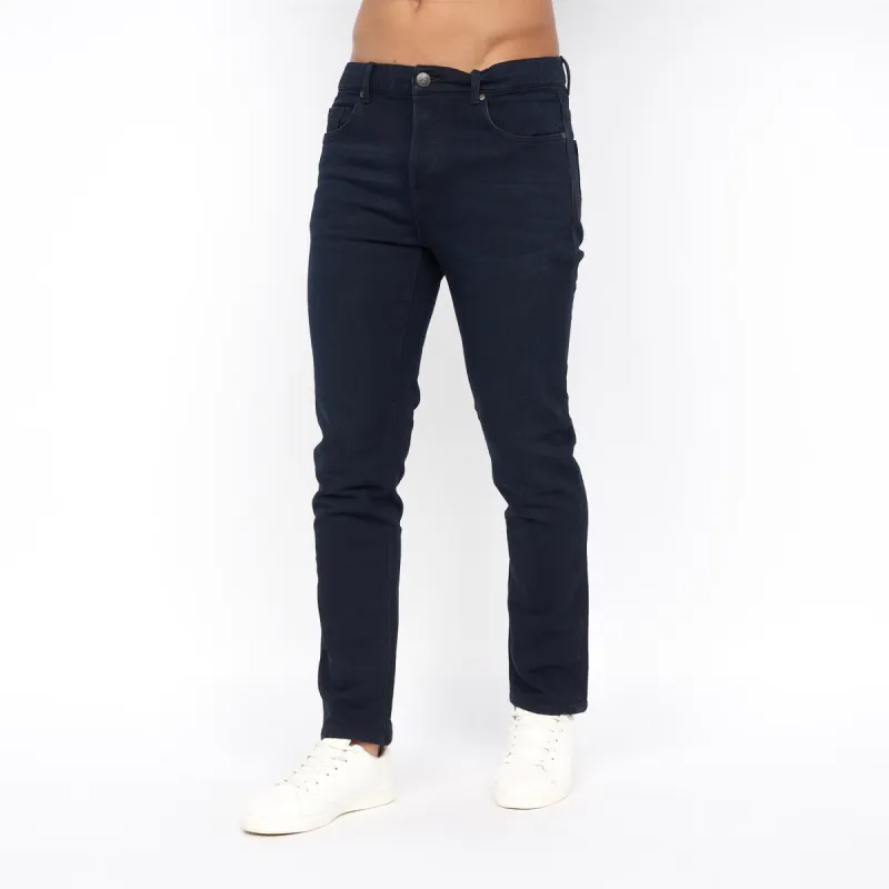 Mens Lampoons Slim Fit Jeans Blue Black sold by Brand Corner