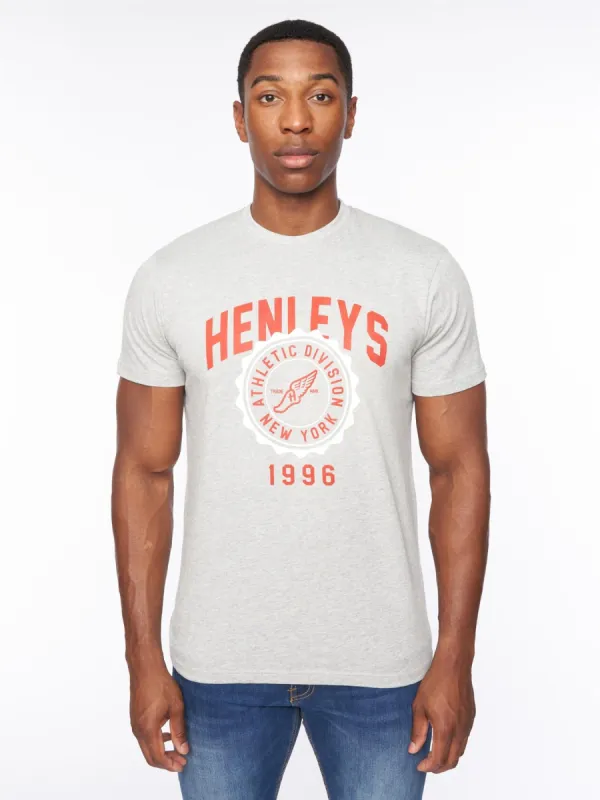 Mens Tipton T-Shirt Grey Marl sold by Brand Corner