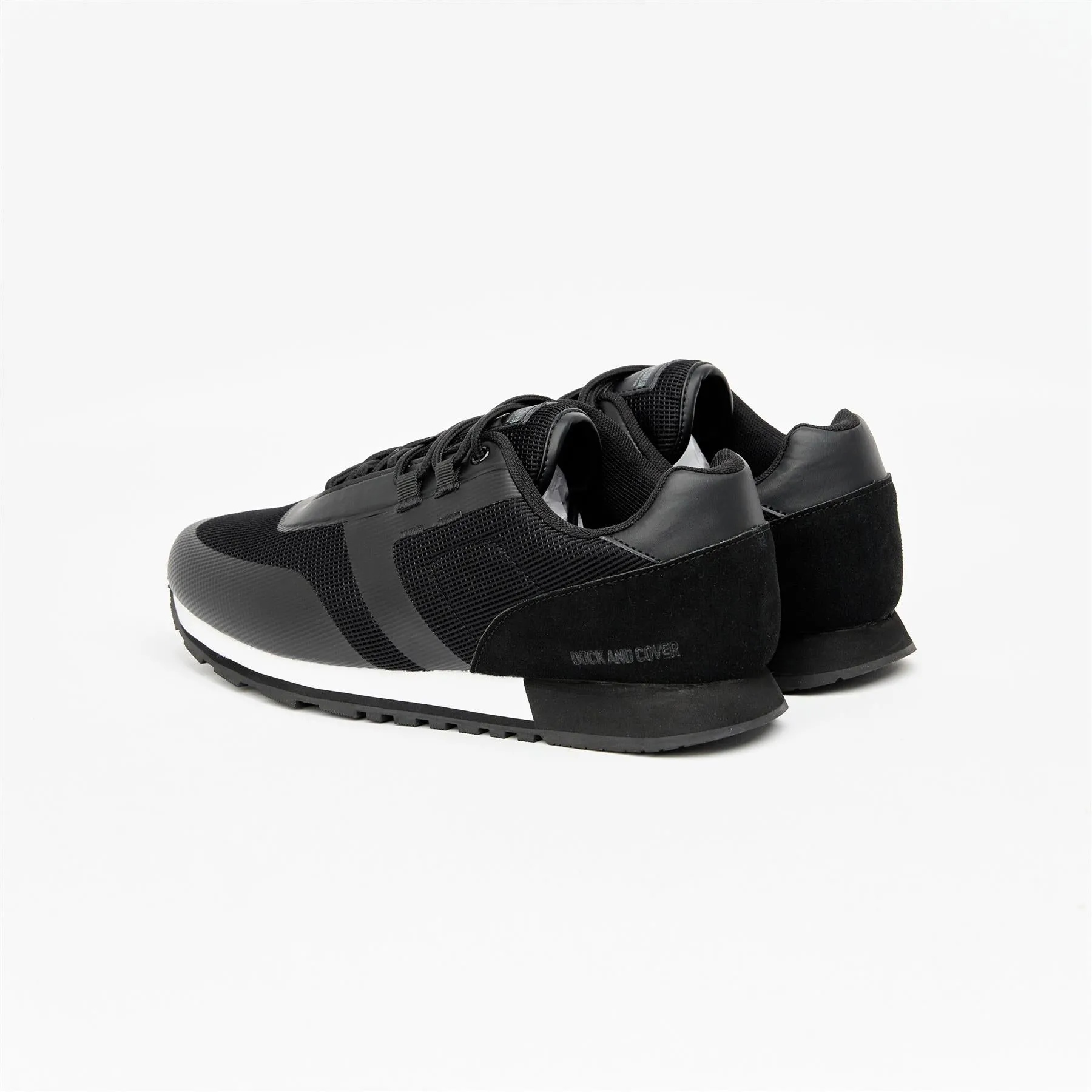 Mens Cashfare Trainers Black sold by Brand Corner product image thumbnail 2
