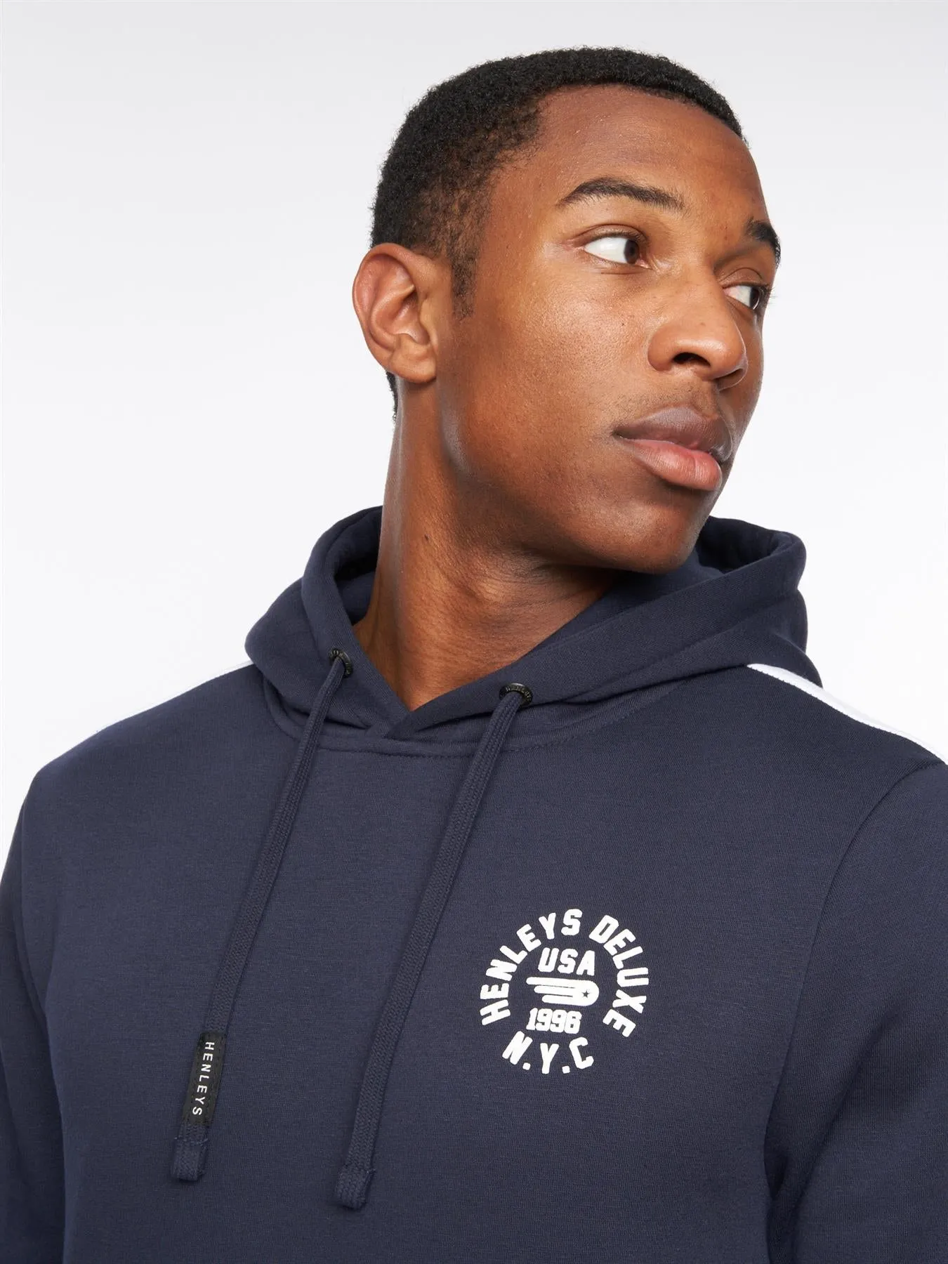 Mens Calyer Hoodie Navy sold by Brand Corner product image thumbnail 5