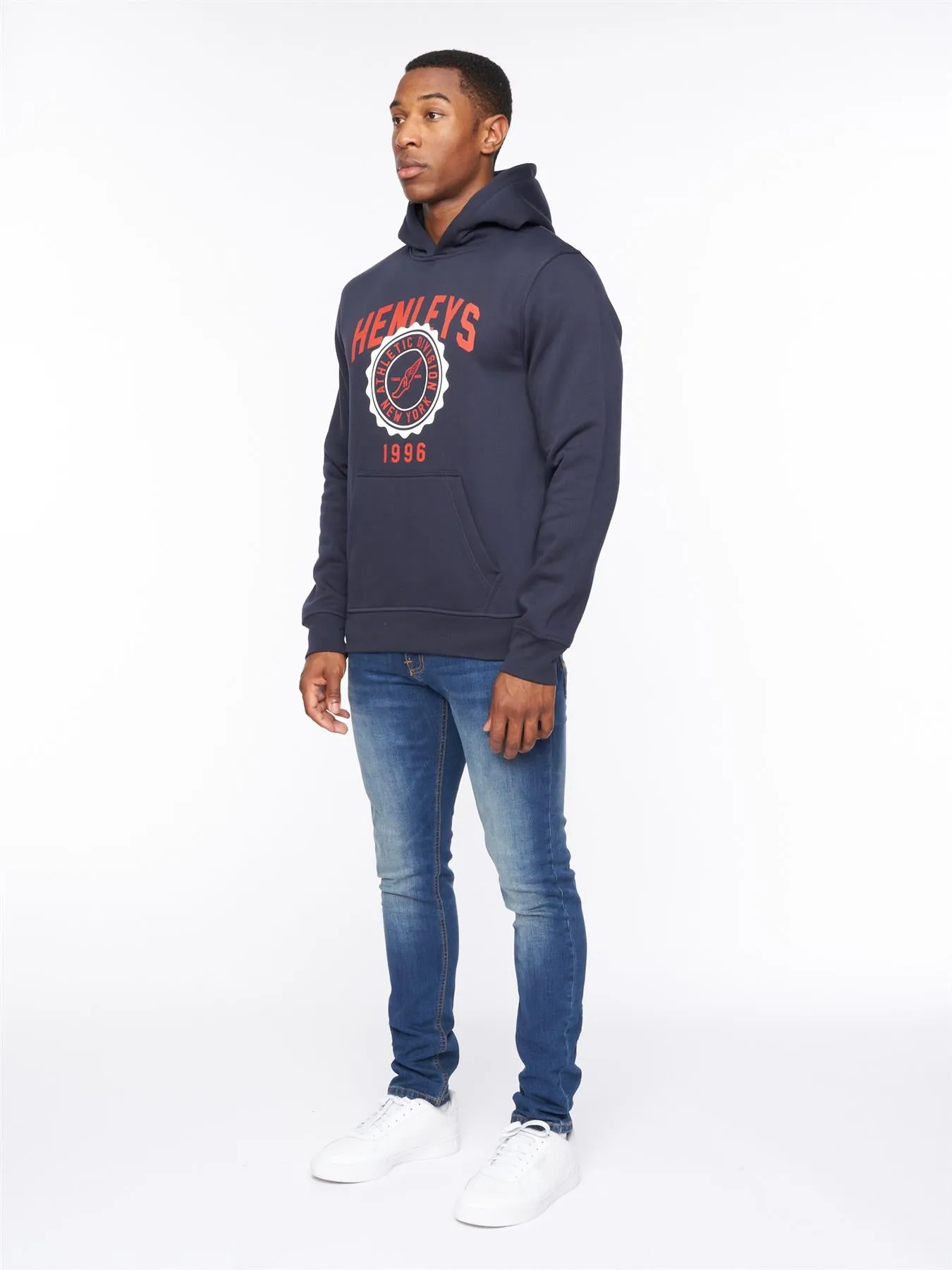 Mens Tipton Hoodie Navy sold by Brand Corner product image thumbnail 5