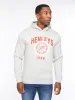 Mens Tipton Hoodie Grey Marl sold by Brand Corner