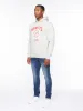 Mens Tipton Hoodie Grey Marl sold by Brand Corner
