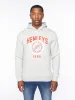 Mens Tipton Hoodie Grey Marl sold by Brand Corner