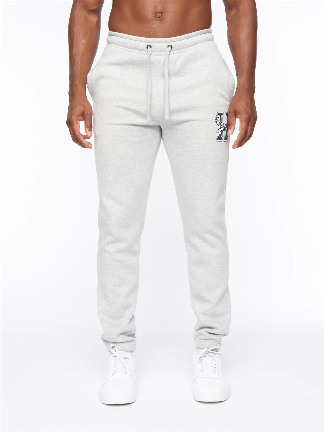 Mens Belton Joggers Grey Marl sold by Brand Corner