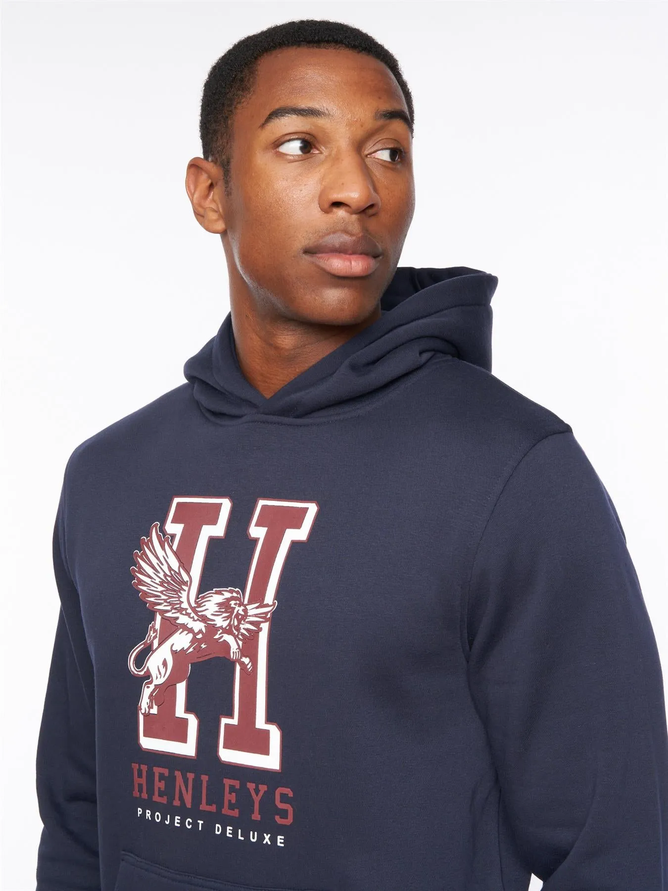 Mens Belton Hoodie Navy sold by Brand Corner product image thumbnail 5