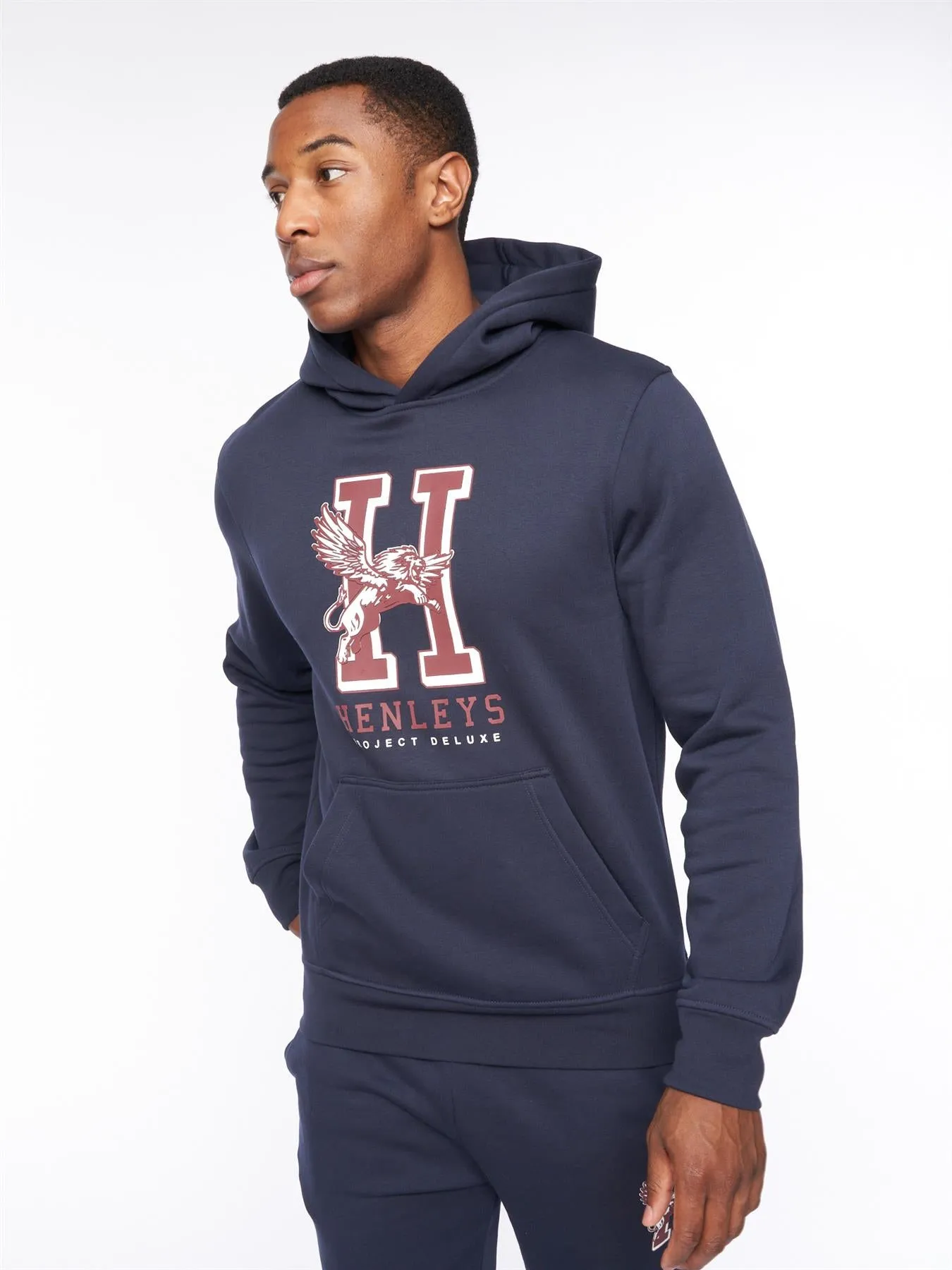 Mens Belton Hoodie Navy sold by Brand Corner product image thumbnail 2