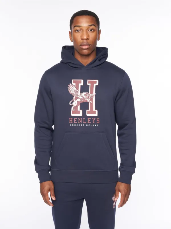 Mens Belton Hoodie Navy sold by Brand Corner