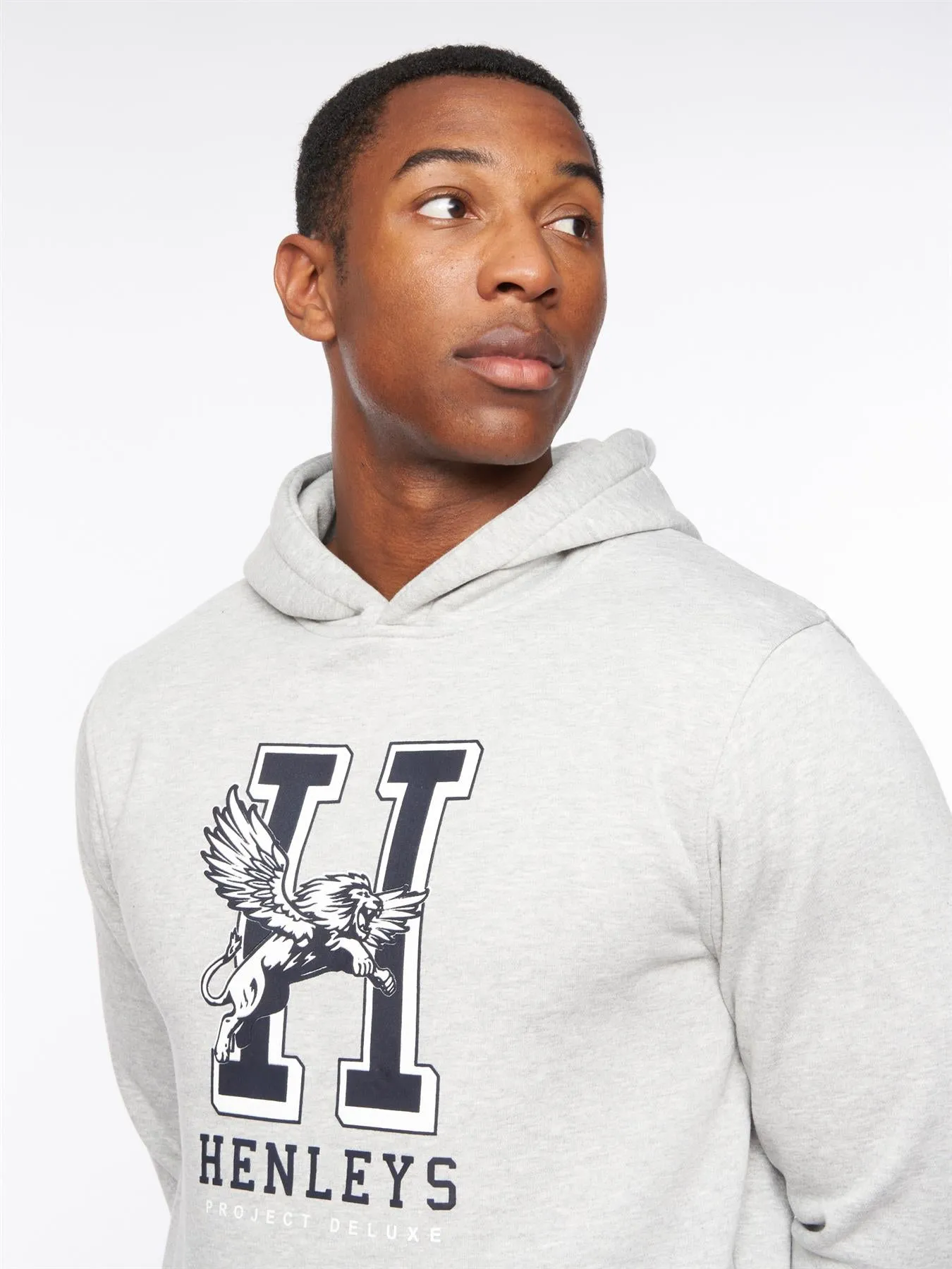 Mens Belton Hoodie Grey Marl sold by Brand Corner product image thumbnail 4