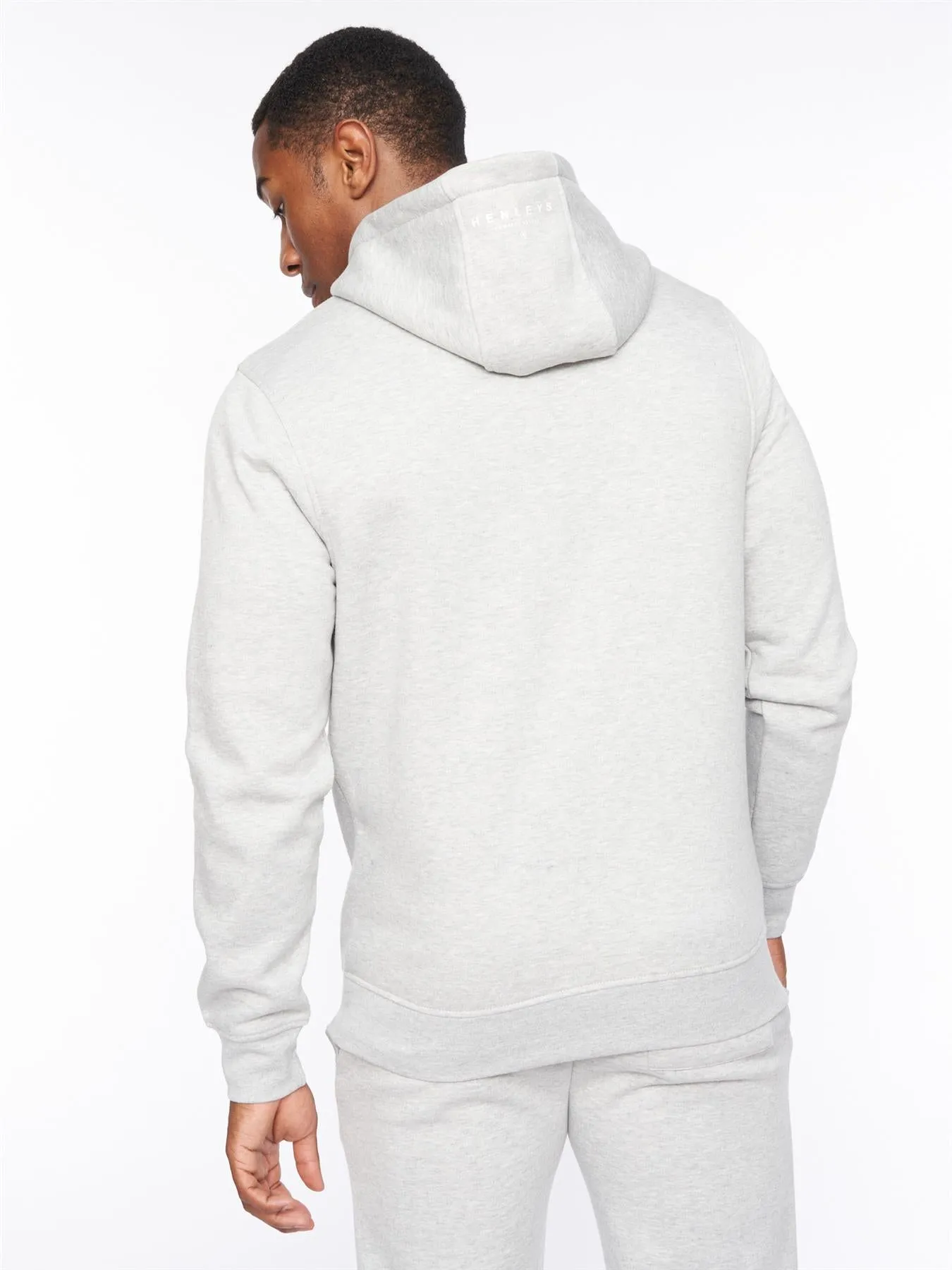 Mens Belton Hoodie Grey Marl sold by Brand Corner product image thumbnail 3