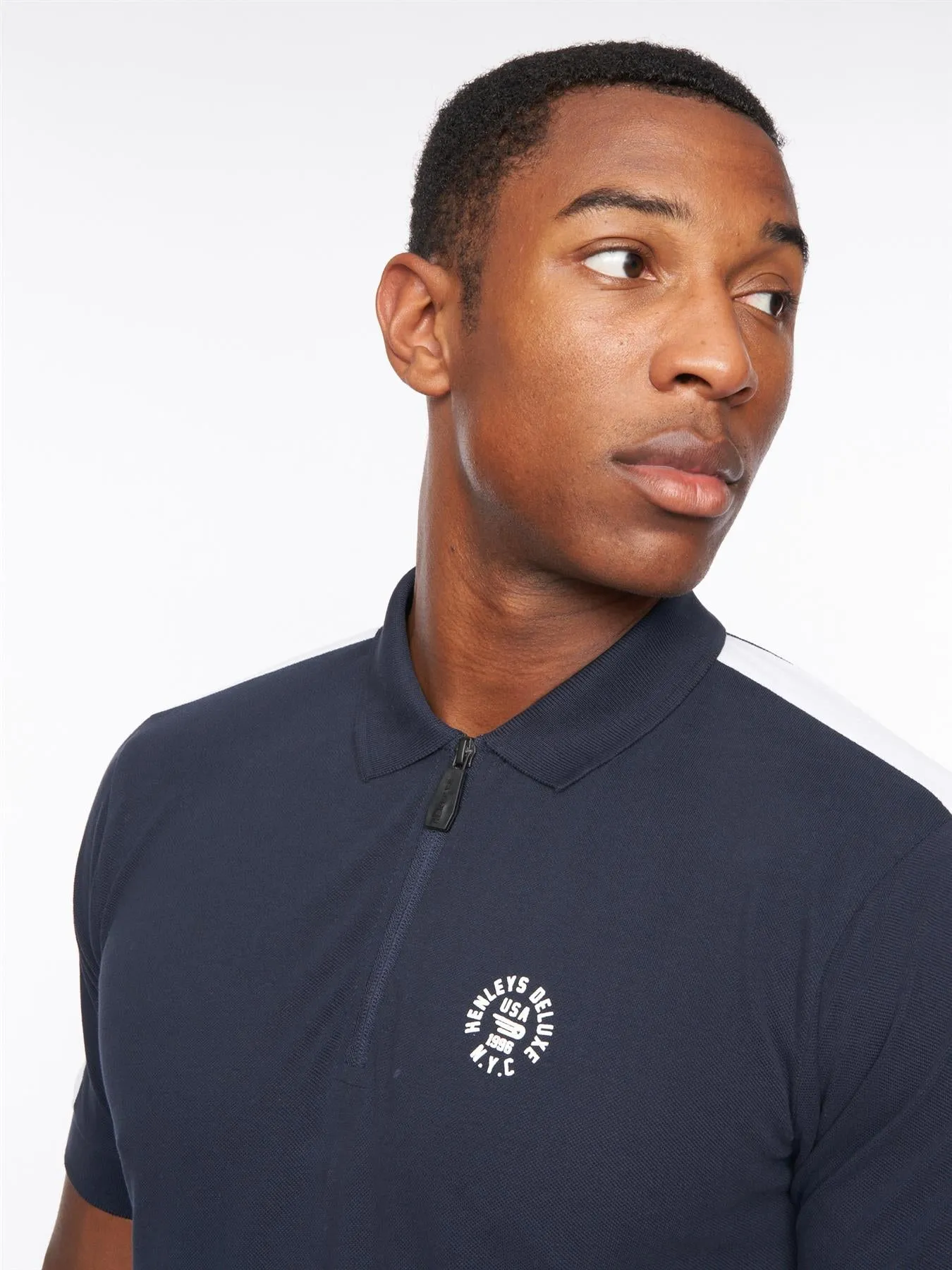 Mens Calyer Polo Navy sold by Brand Corner product image thumbnail 4