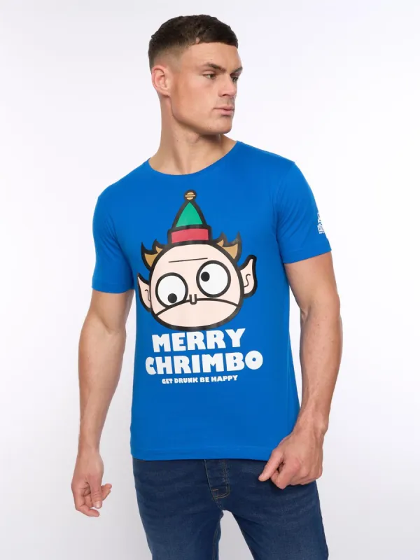 Mens Xplicit Drunk Elf T-Shirt Deep Azure sold by Brand Corner