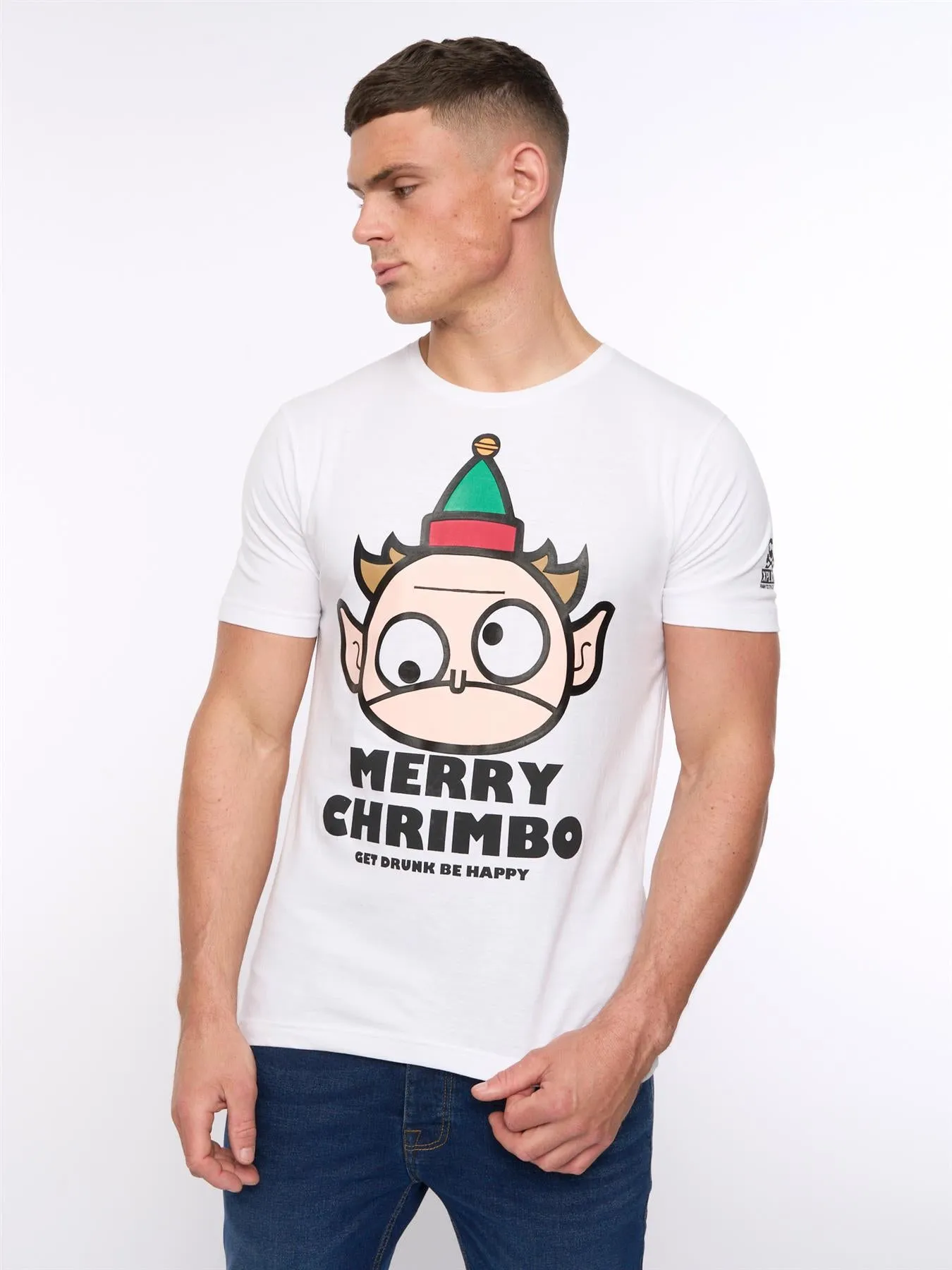 Mens Xplicit Drunk Elf T-Shirt White sold by Brand Corner product image thumbnail 5