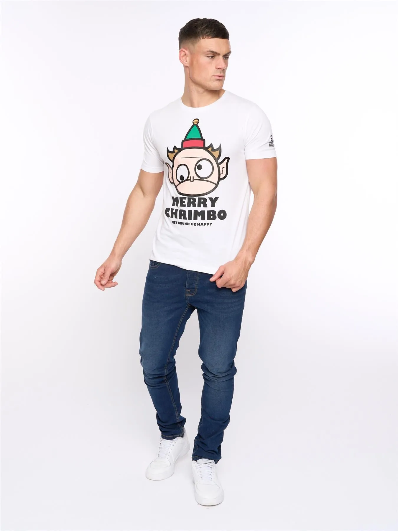 Mens Xplicit Drunk Elf T-Shirt White sold by Brand Corner product image thumbnail 3