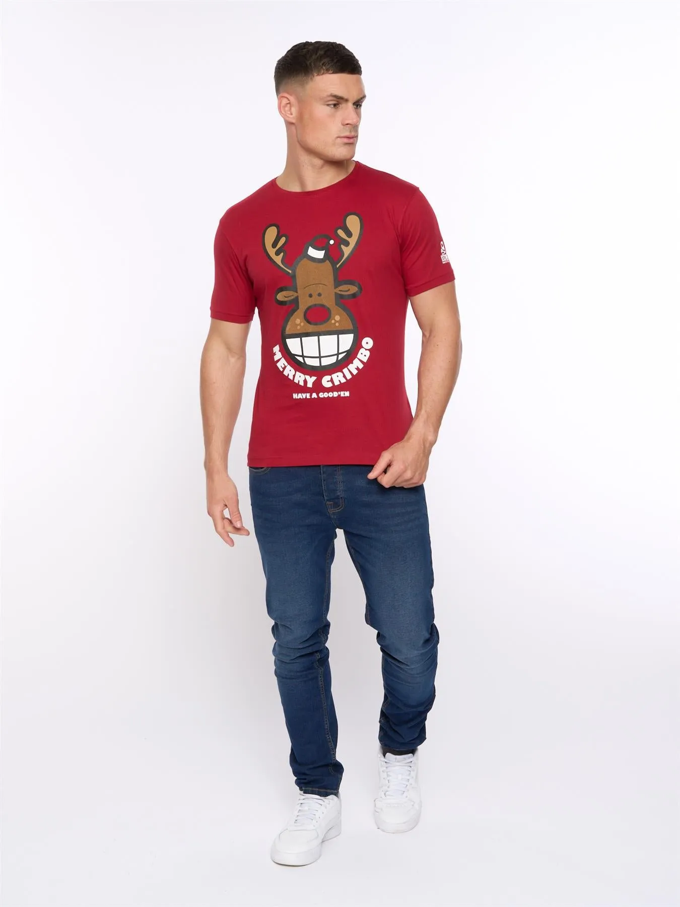 Mens Xplicit Rednose Xmas T-Shirt Blood Red sold by Brand Corner product image thumbnail 3