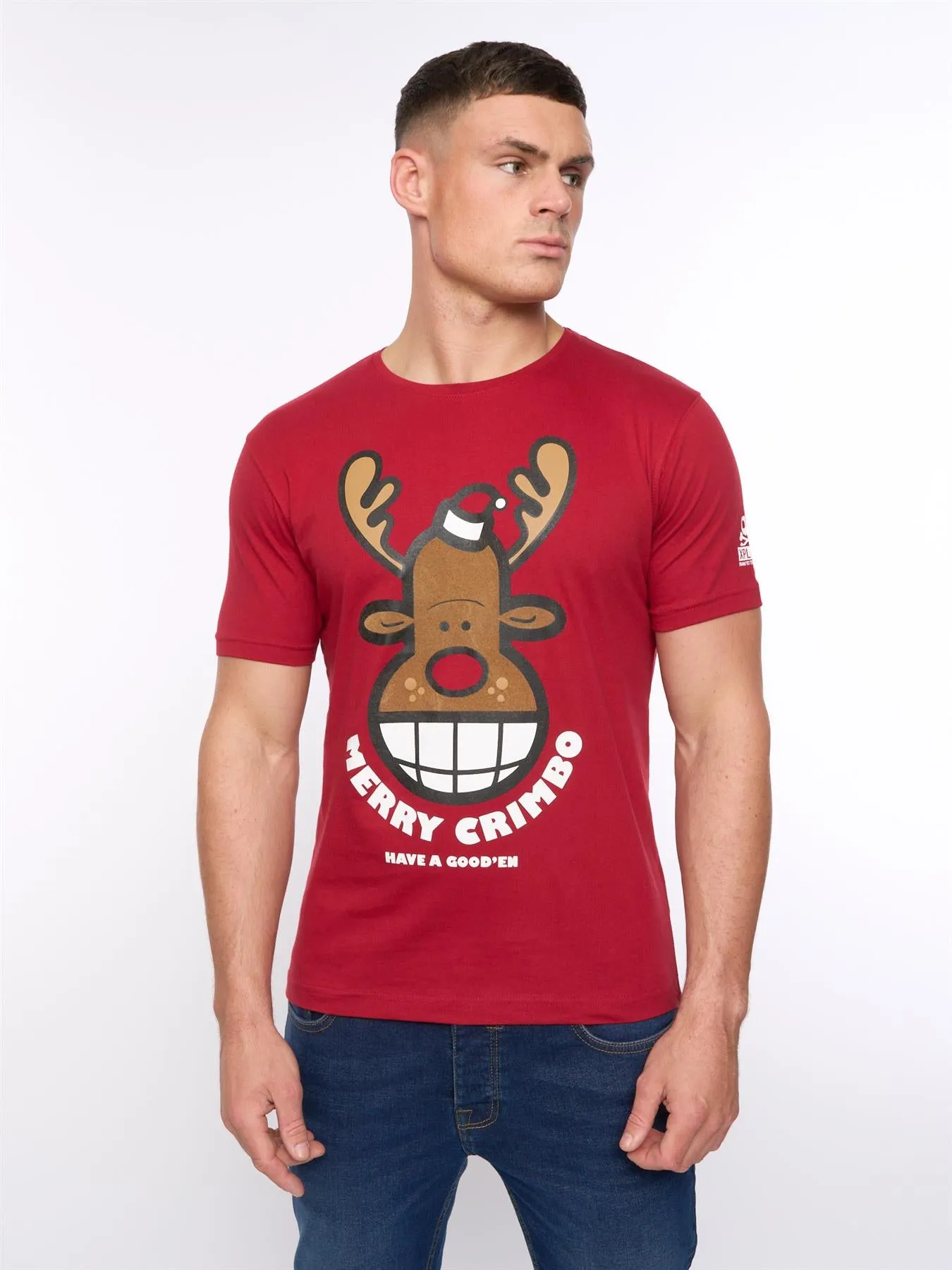 Mens Xplicit Rednose Xmas T-Shirt Blood Red sold by Brand Corner product image thumbnail 5