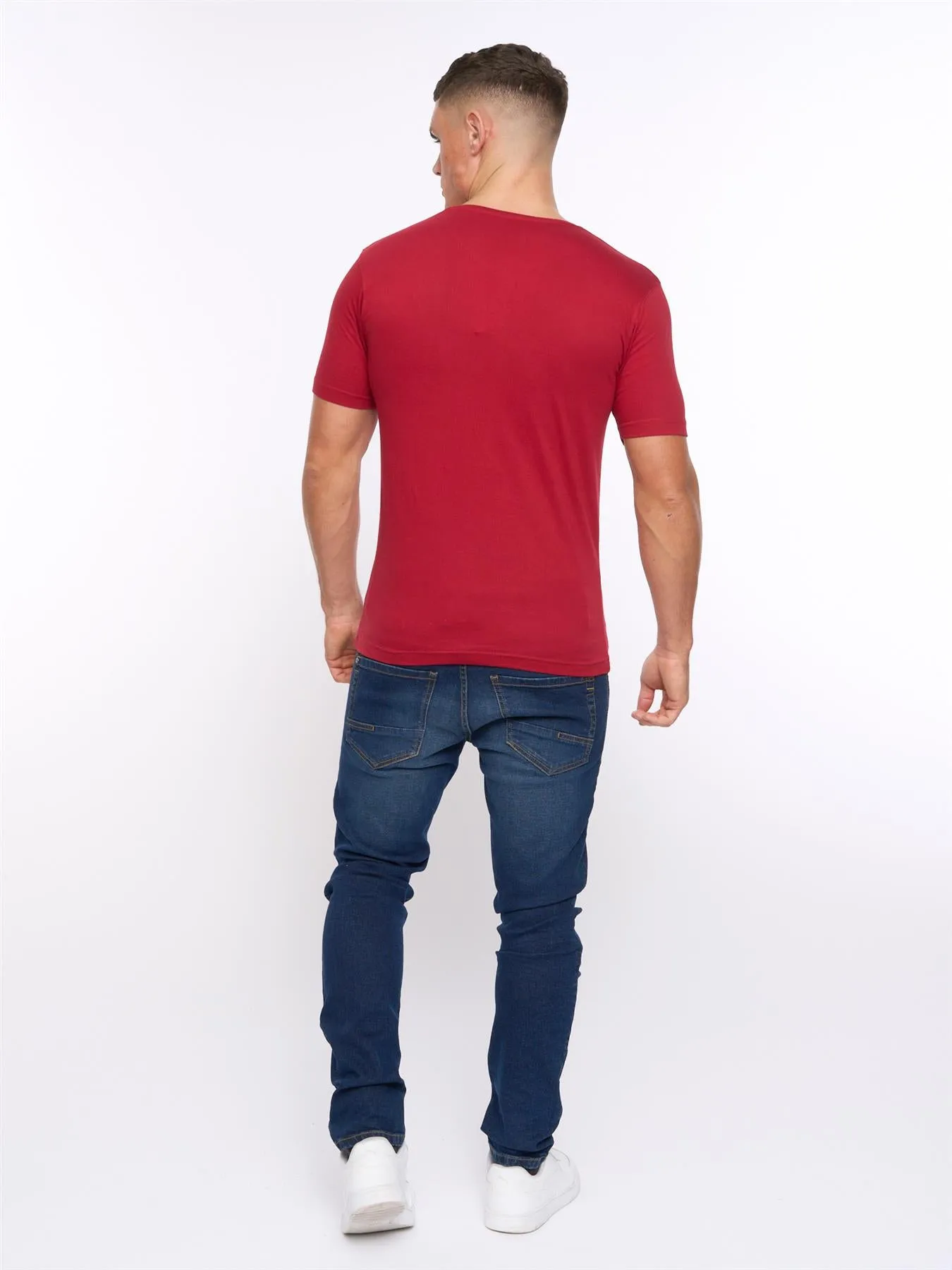 Mens Xplicit Drunk Elf T-Shirt Blood Red sold by Brand Corner product image thumbnail 4