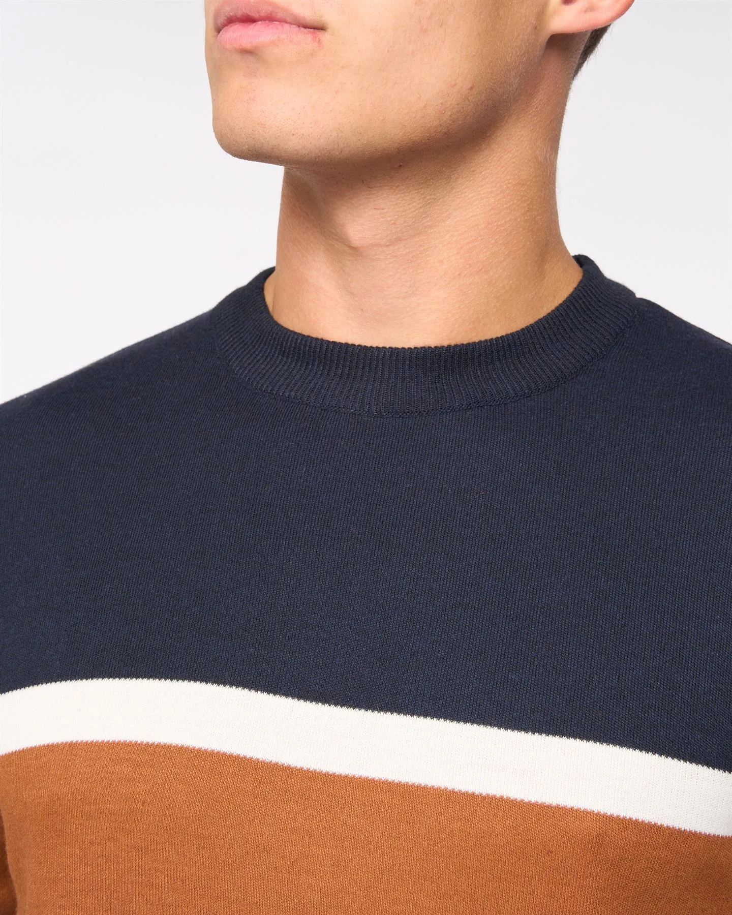 Mens Easedale Crew Knit Grey Marl sold by Brand Corner product image thumbnail 4