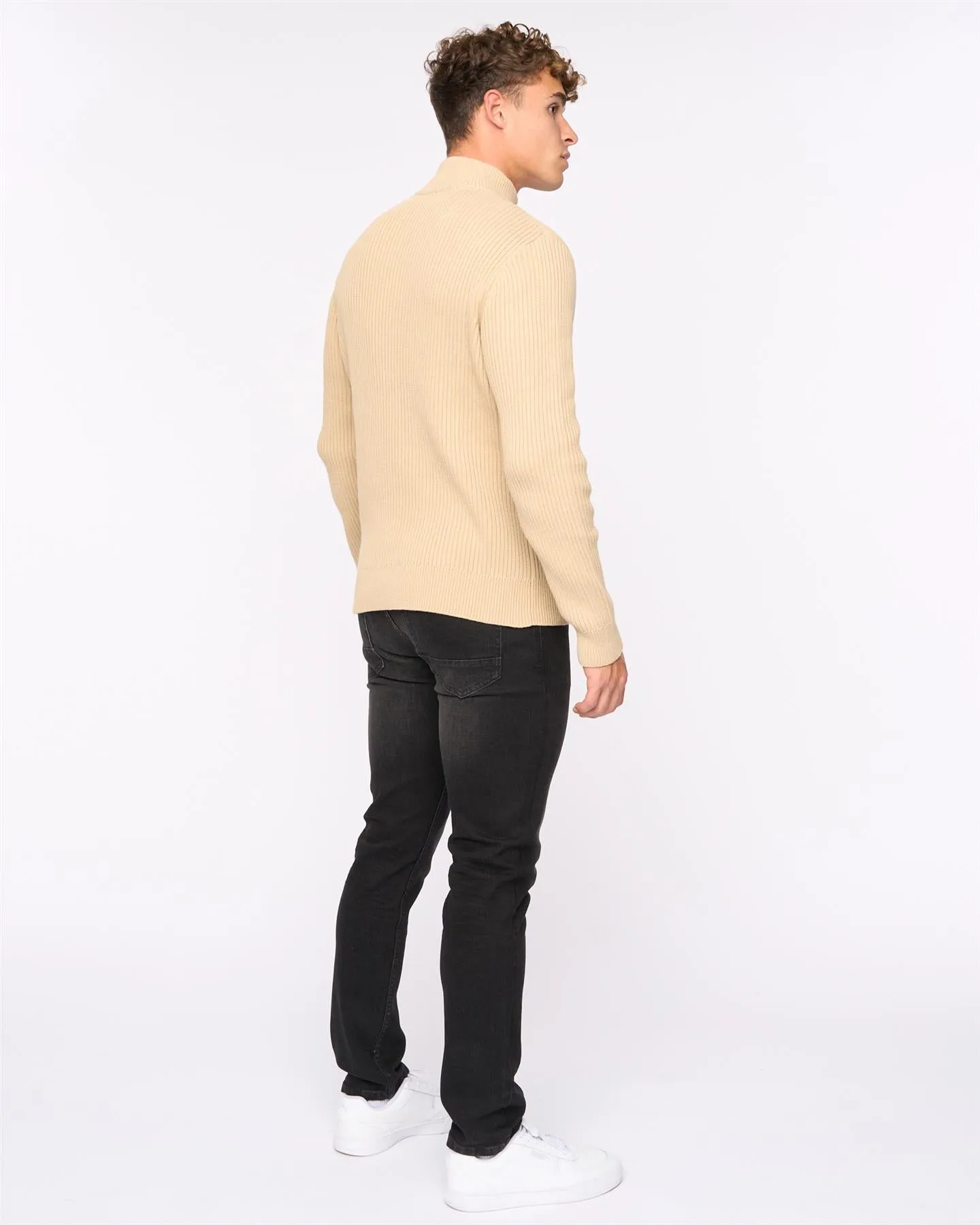 Mens Havaline 1/4 Zip Knit Wheat sold by Brand Corner product image thumbnail 4