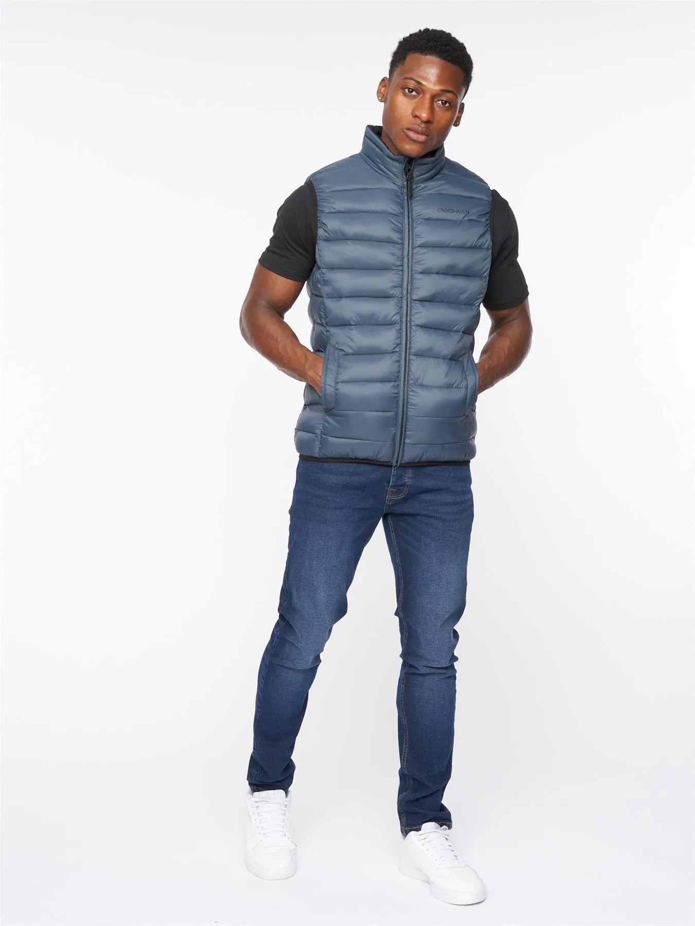 Mens Gattering Gilet Denim Blue sold by Brand Corner product image thumbnail 5