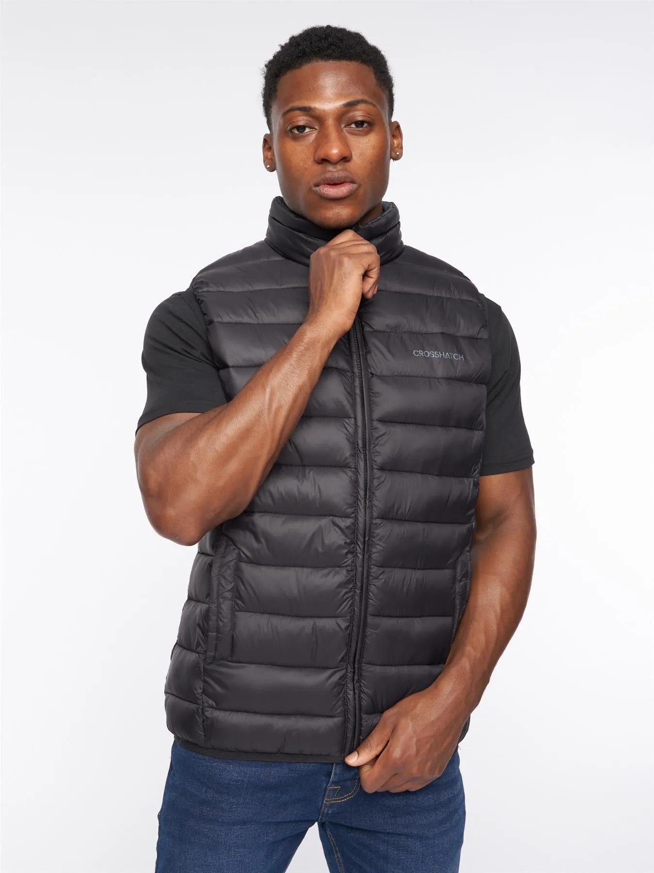 Mens Gattering Gilet Black sold by Brand Corner product image thumbnail 2