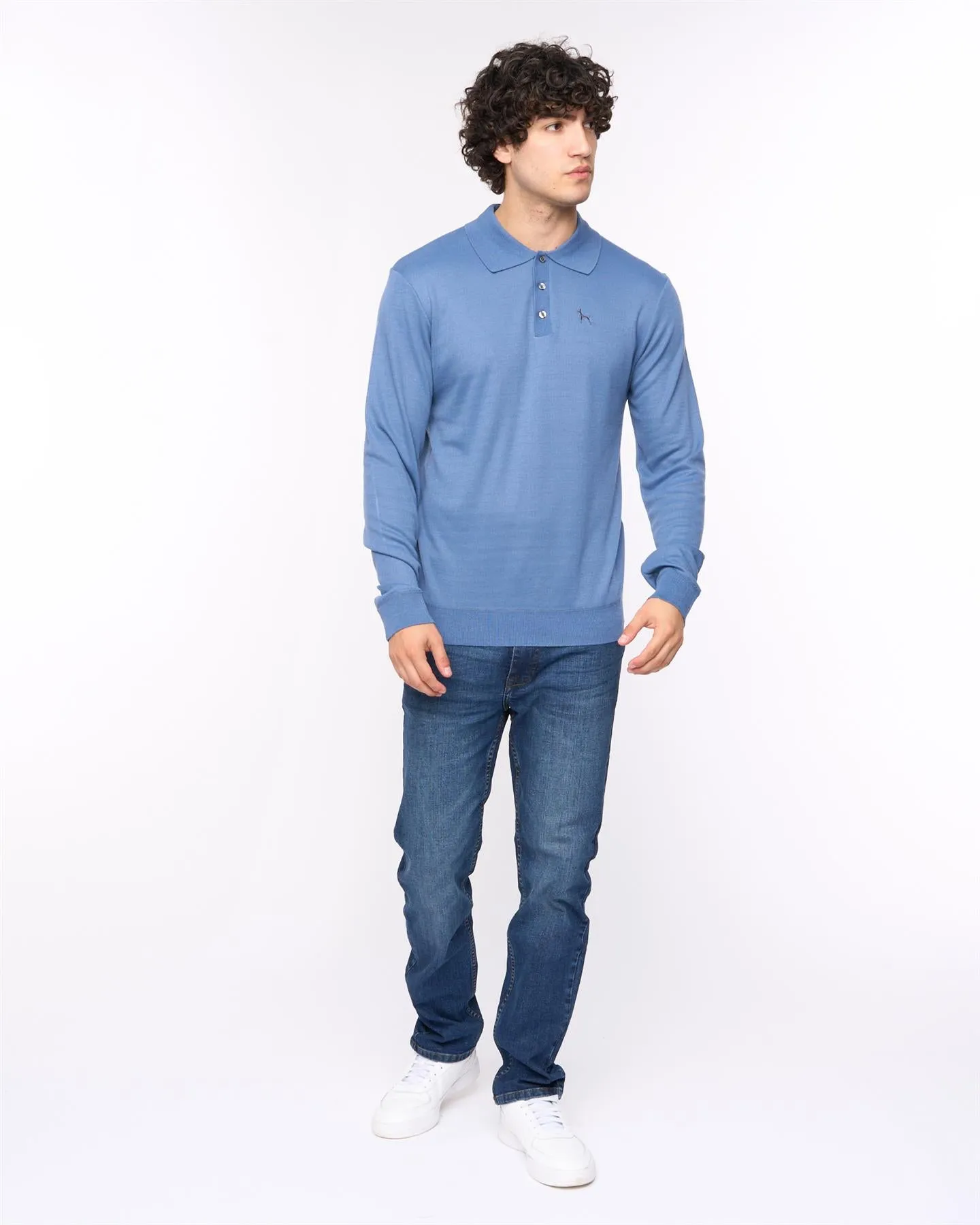 Mens Ashland Polo Neck Knit Blue sold by Brand Corner product image thumbnail 4