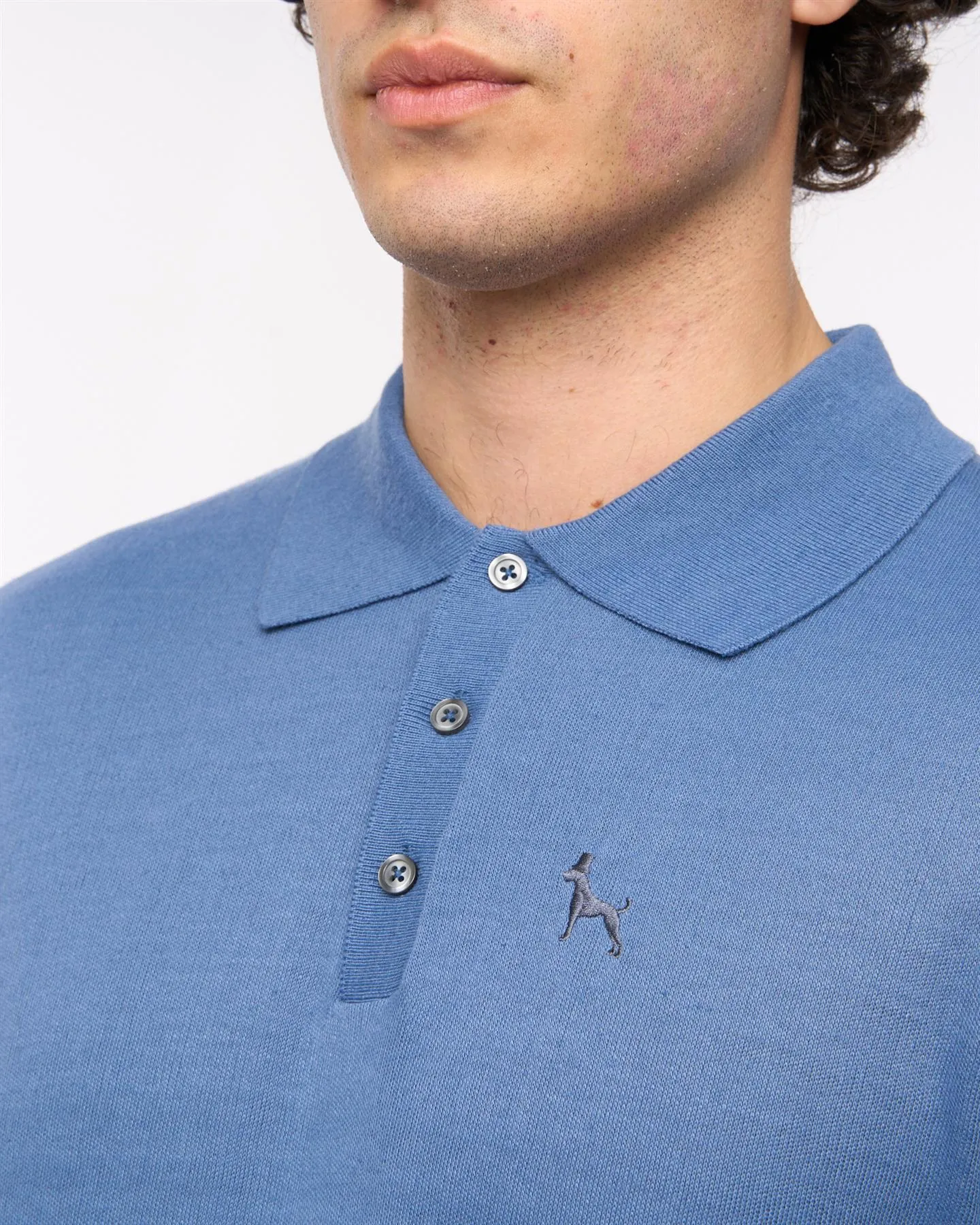 Mens Ashland Polo Neck Knit Blue sold by Brand Corner product image thumbnail 5