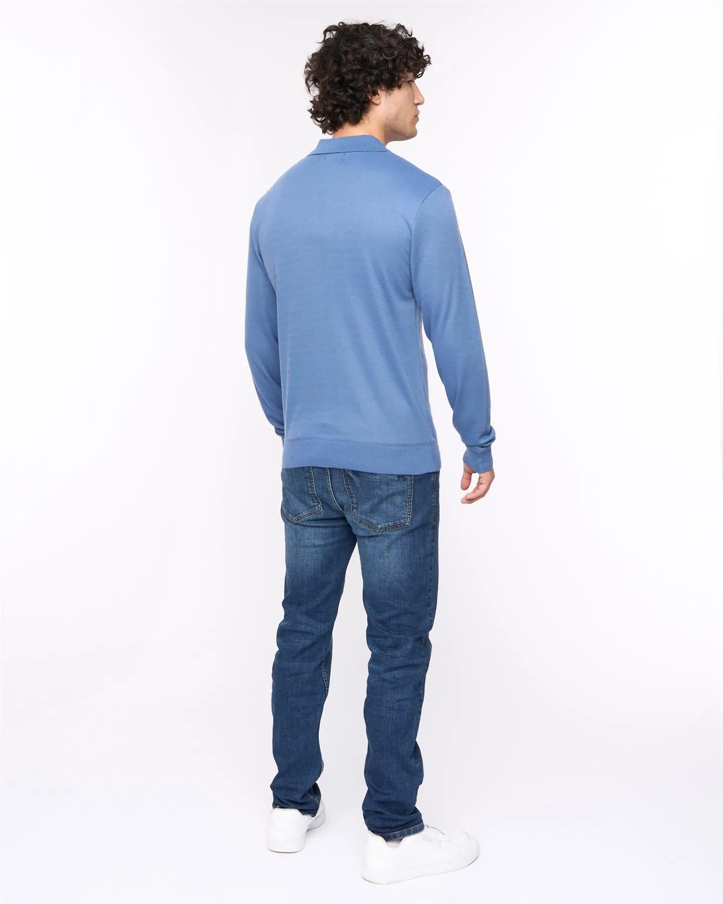 Mens Ashland Polo Neck Knit Blue sold by Brand Corner product image thumbnail 3